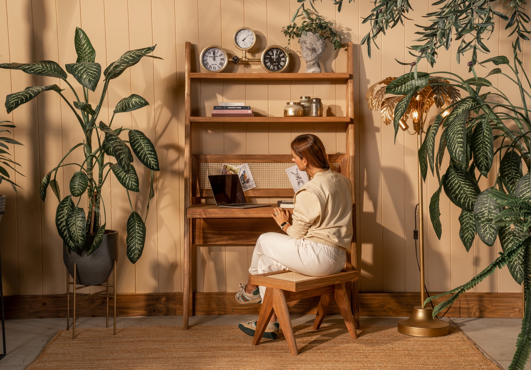 Escritorio Estantería Lyon Esterilla