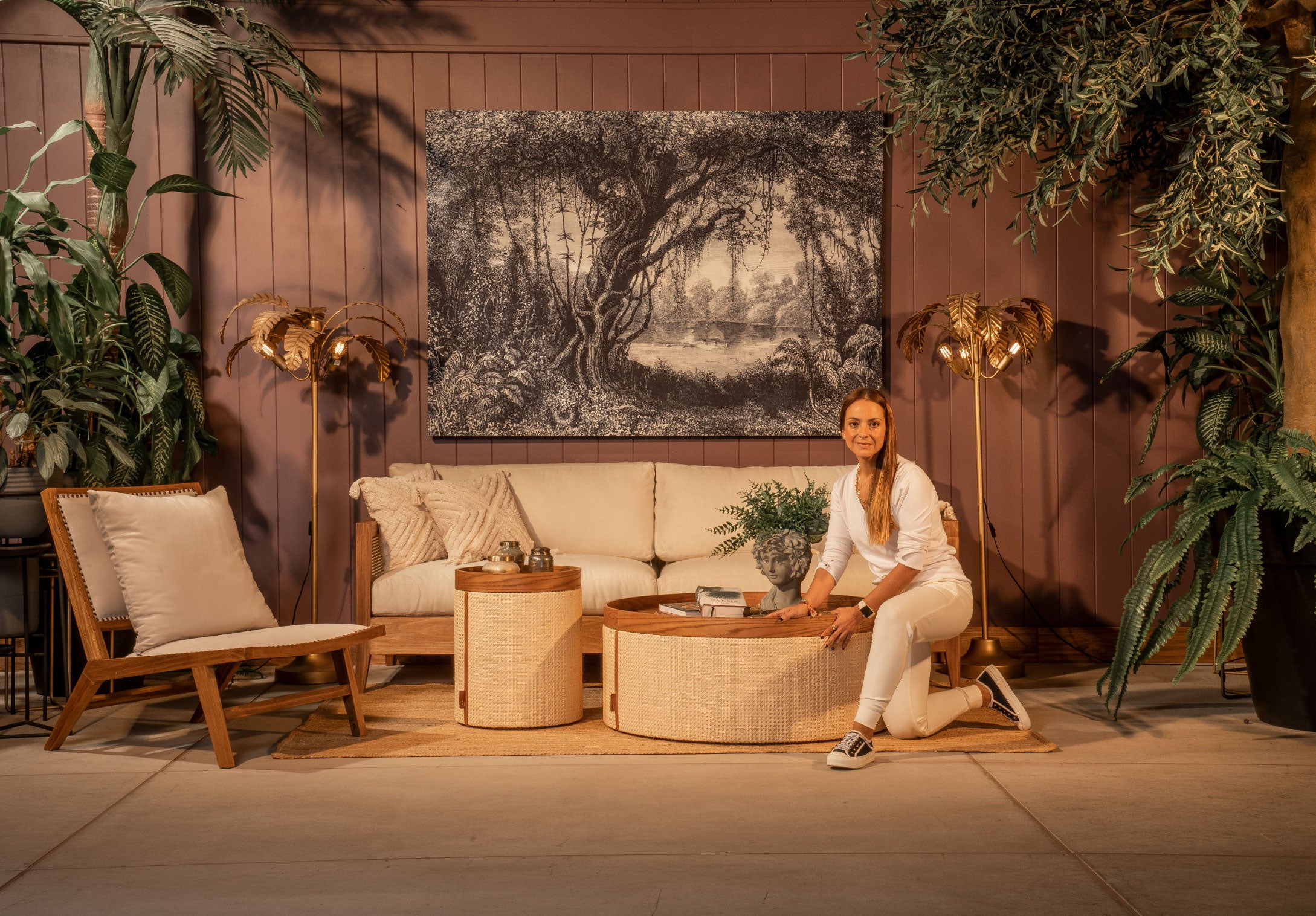 Mesa Auxiliar Modena Esterilla