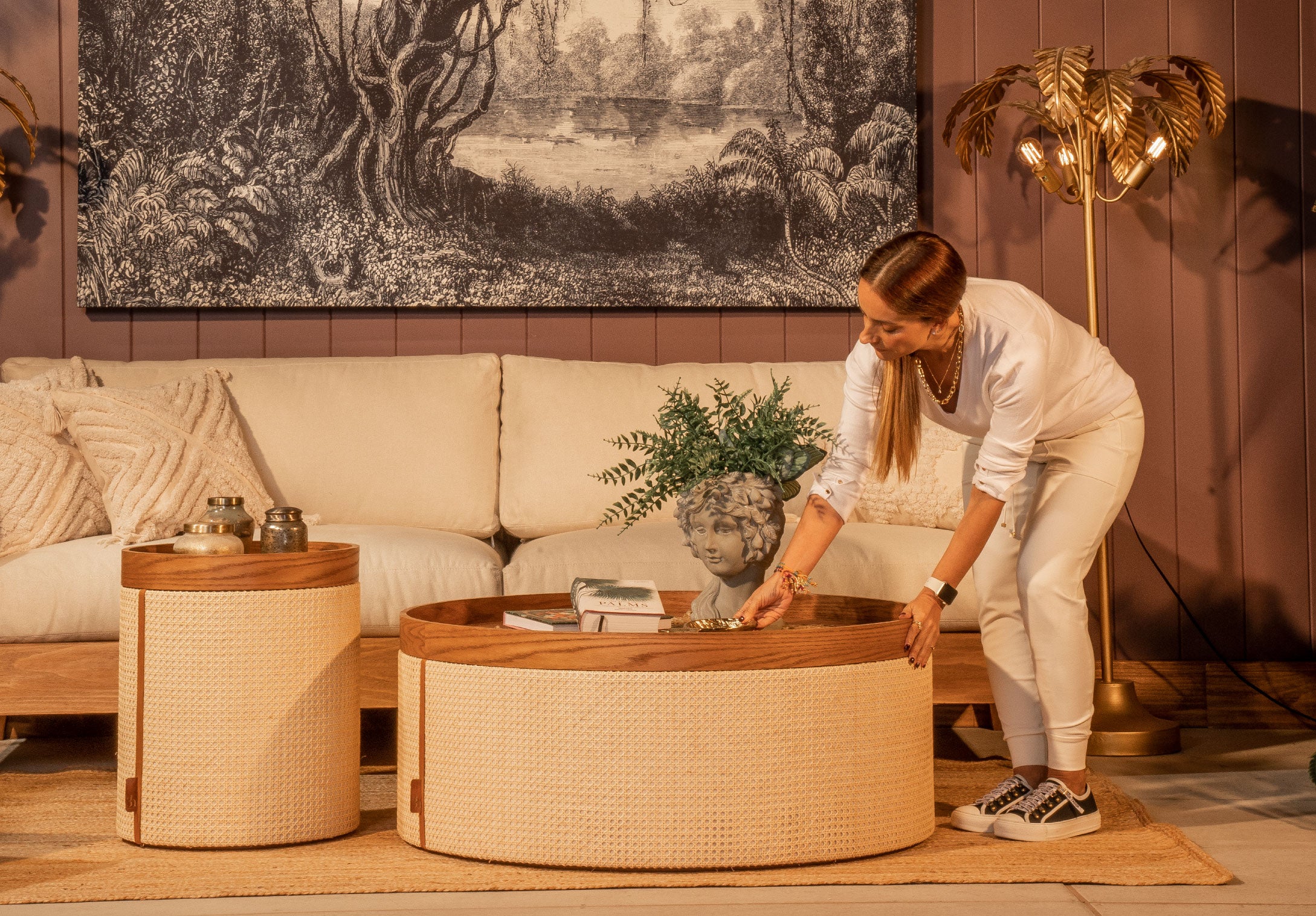 Mesa Auxiliar Modena Esterilla