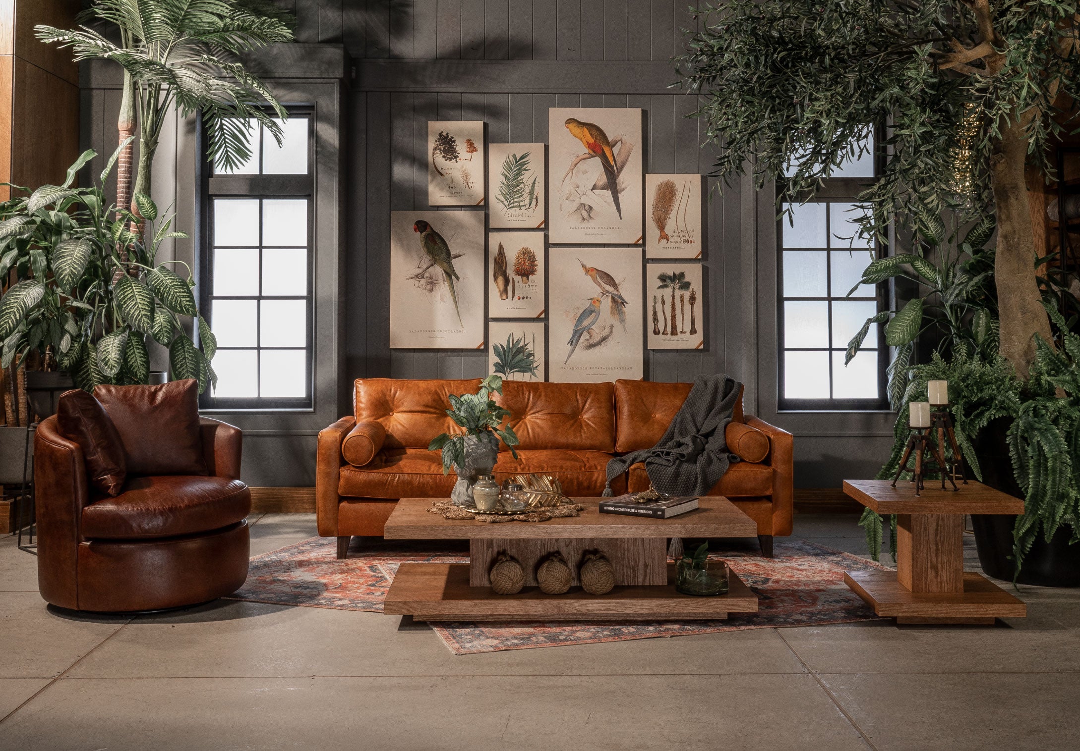 Poltrona Giratoria Pisa Cuero