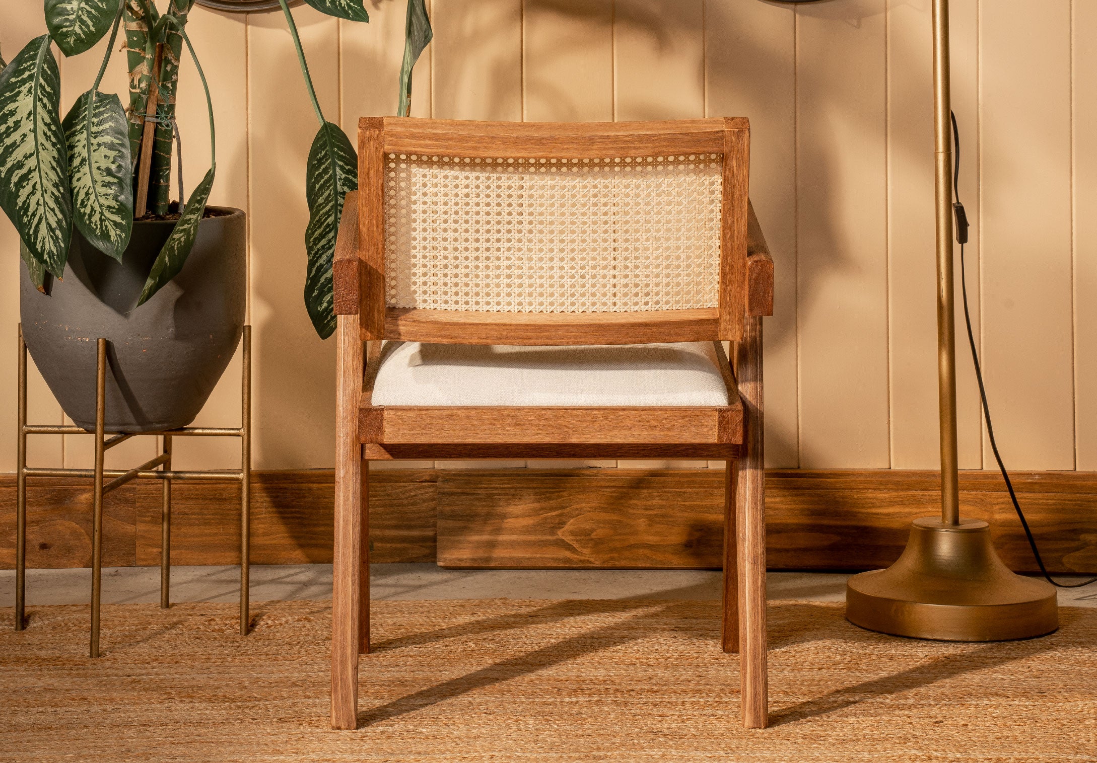 Silla Lyon Esterilla y Tela