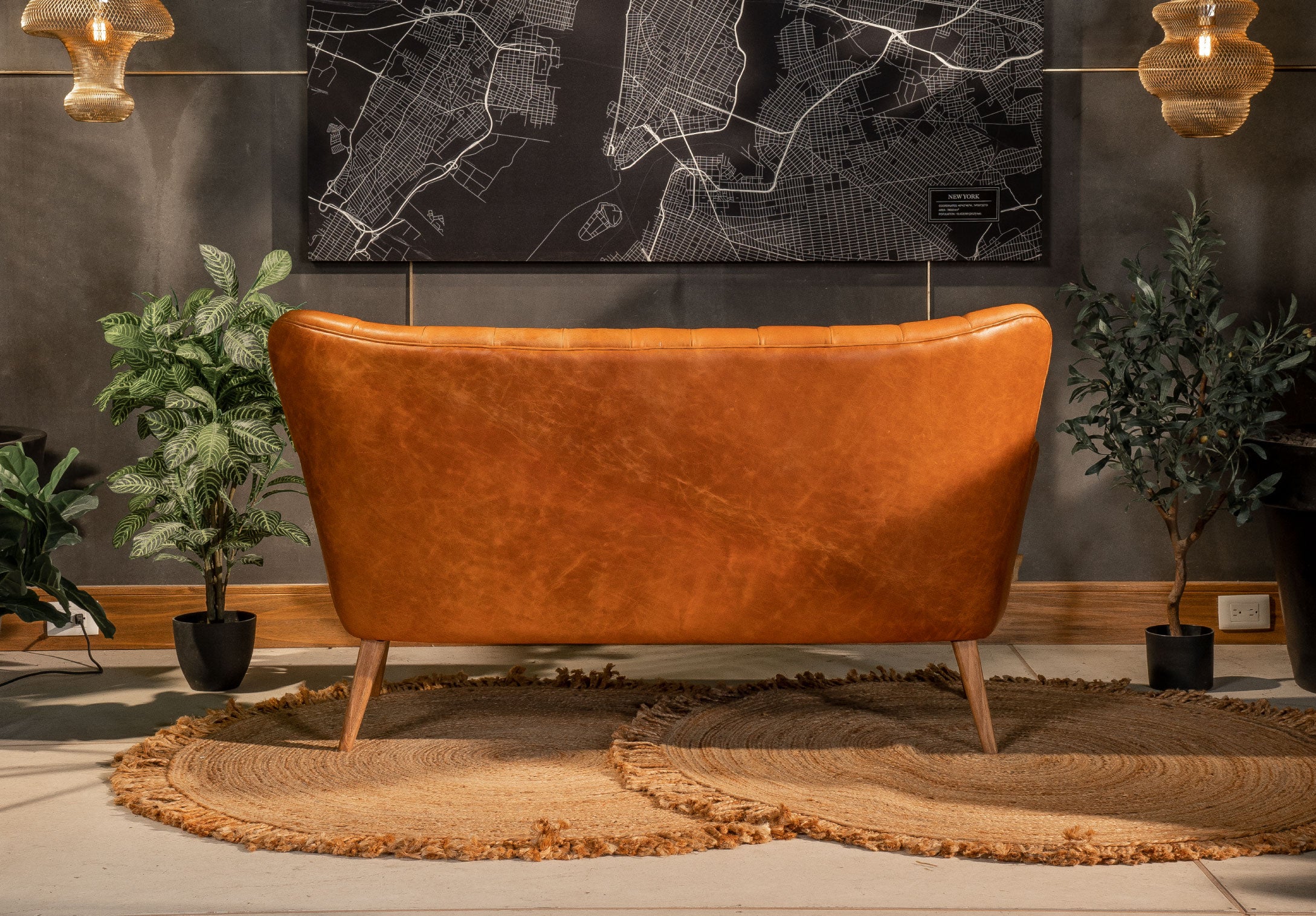 Sofá Madonna Shell Cuero