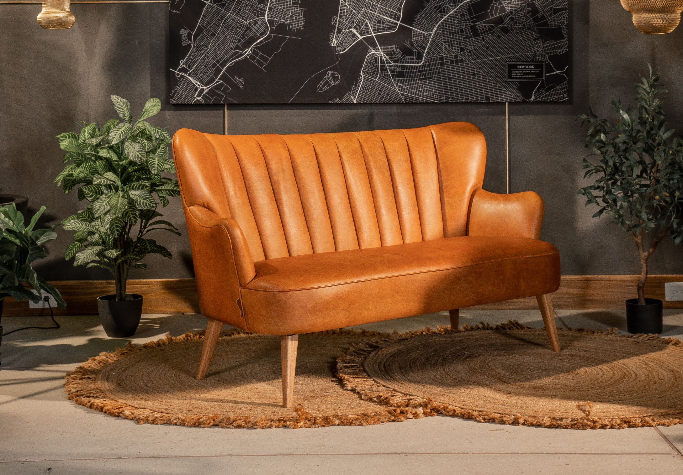 Sofá Madonna Shell Cuero