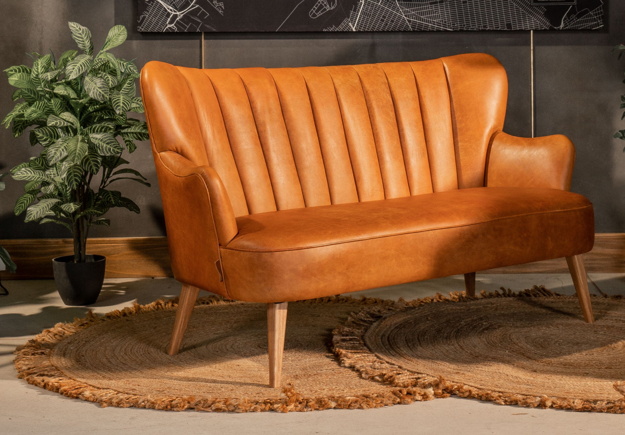 Sofá Madonna Shell Cuero