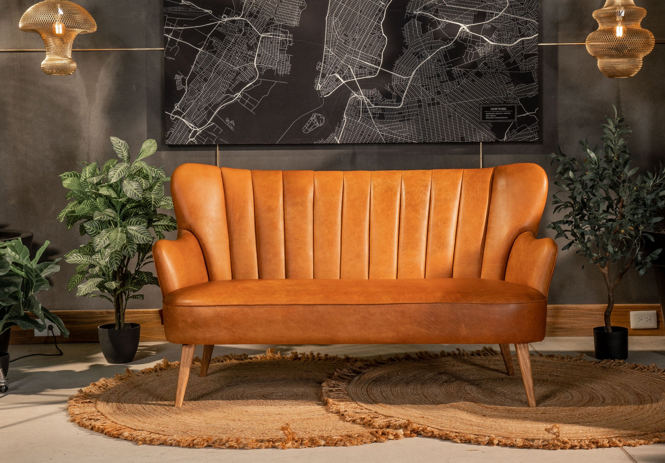 Sofá Madonna Shell Cuero