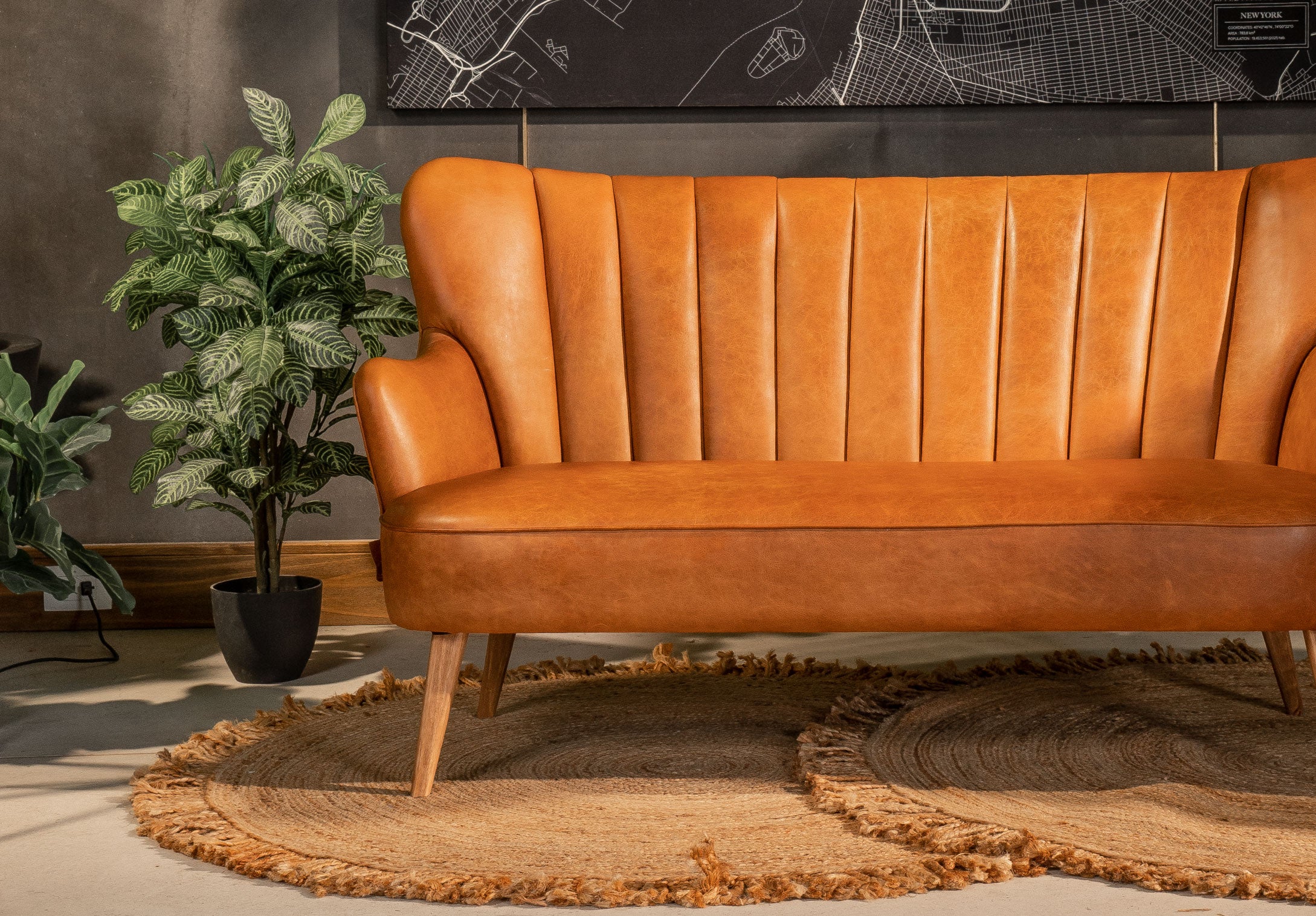 Sofá Madonna Shell Cuero