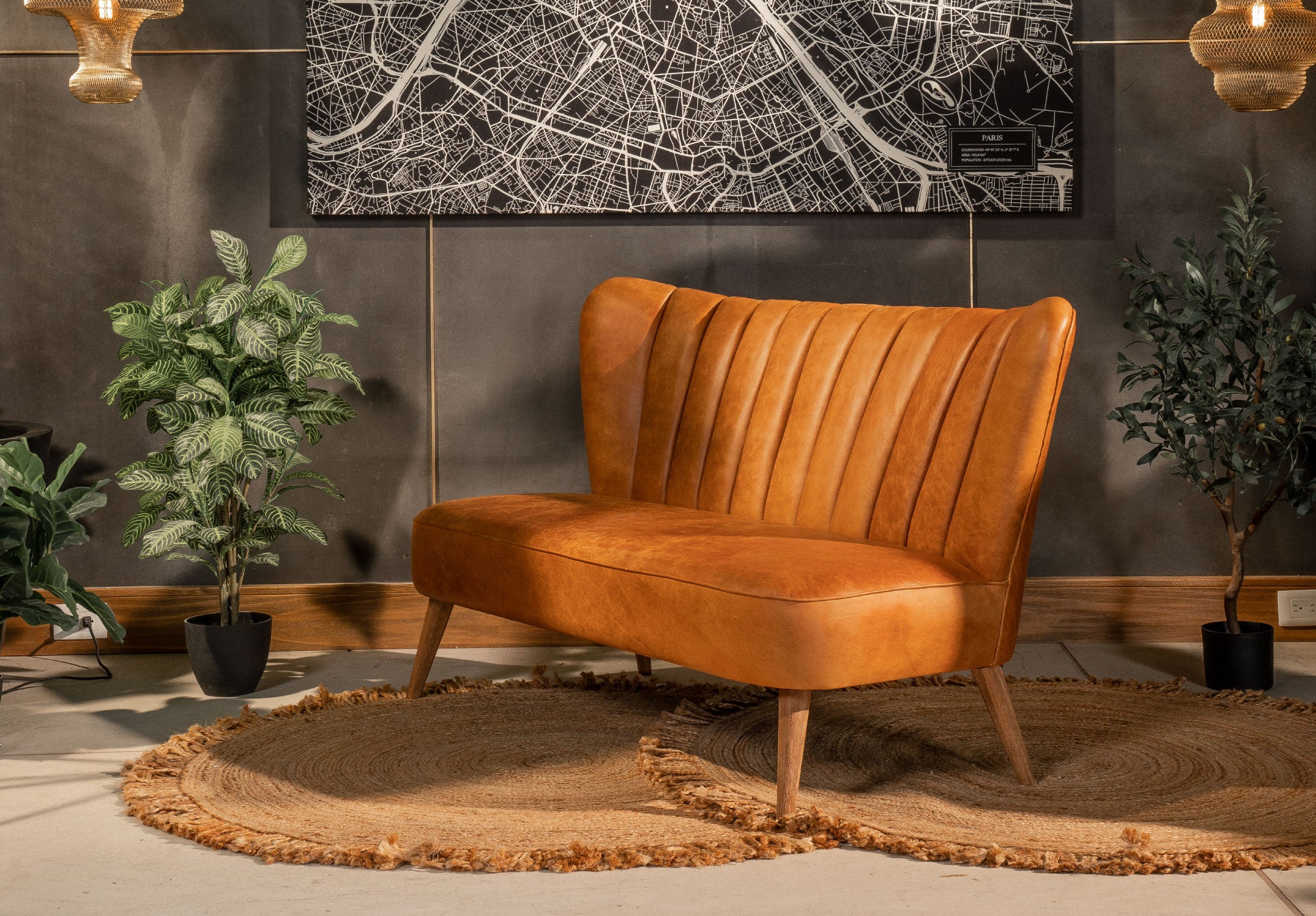 Sofá Madonna Shell Cuero