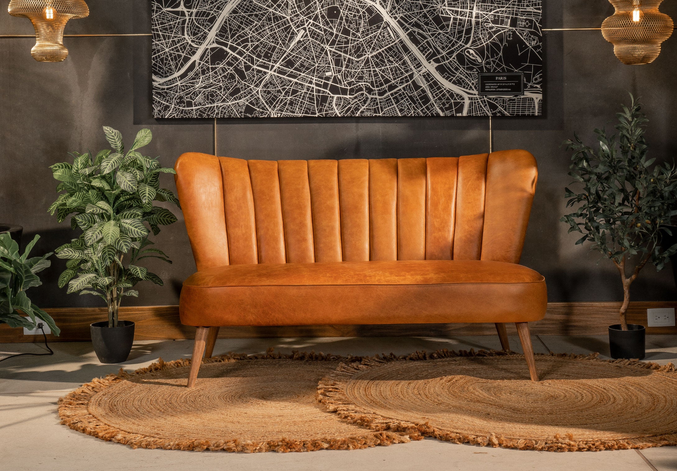 Sofá Madonna Shell Cuero