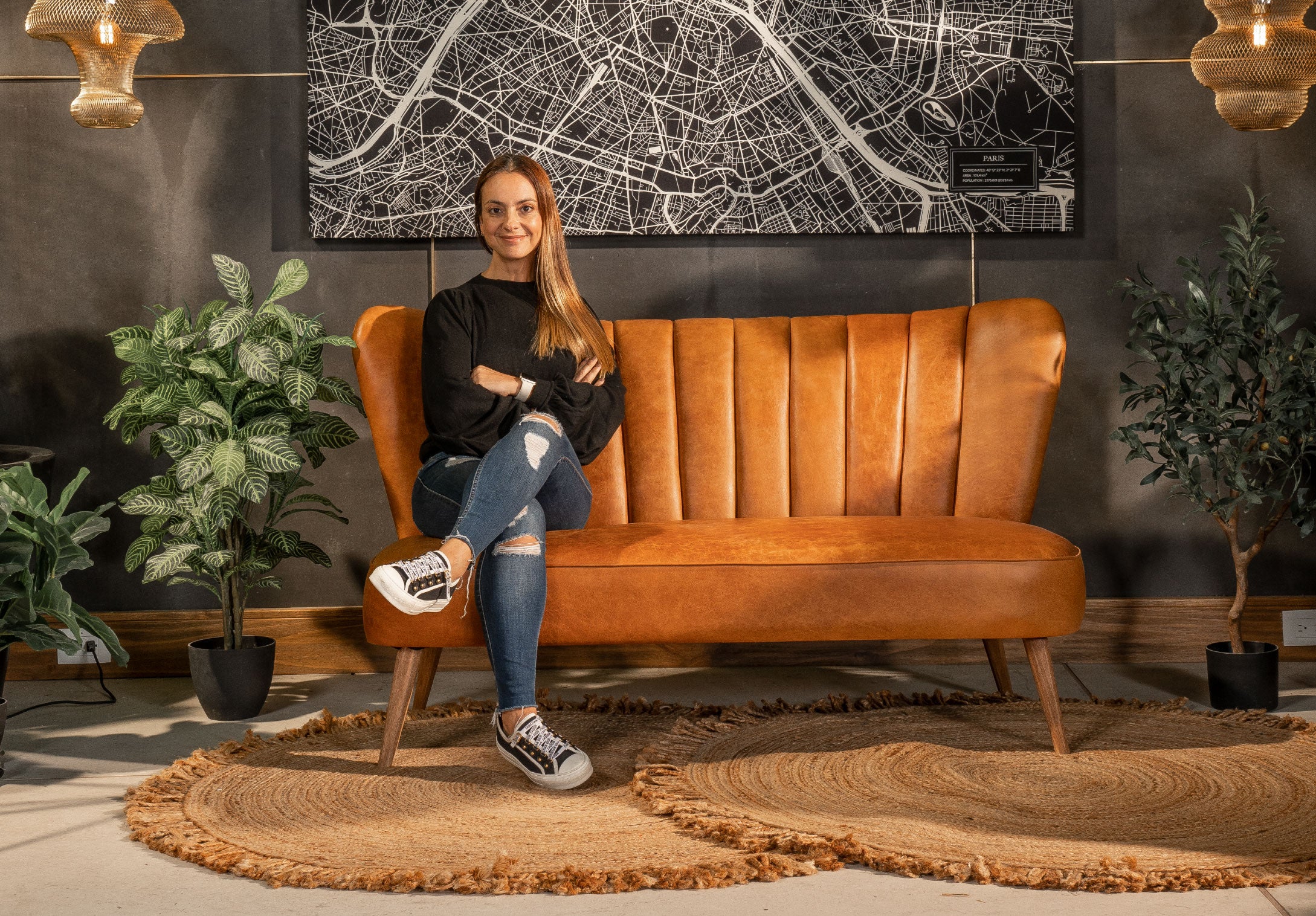 Sofá Madonna Shell Cuero