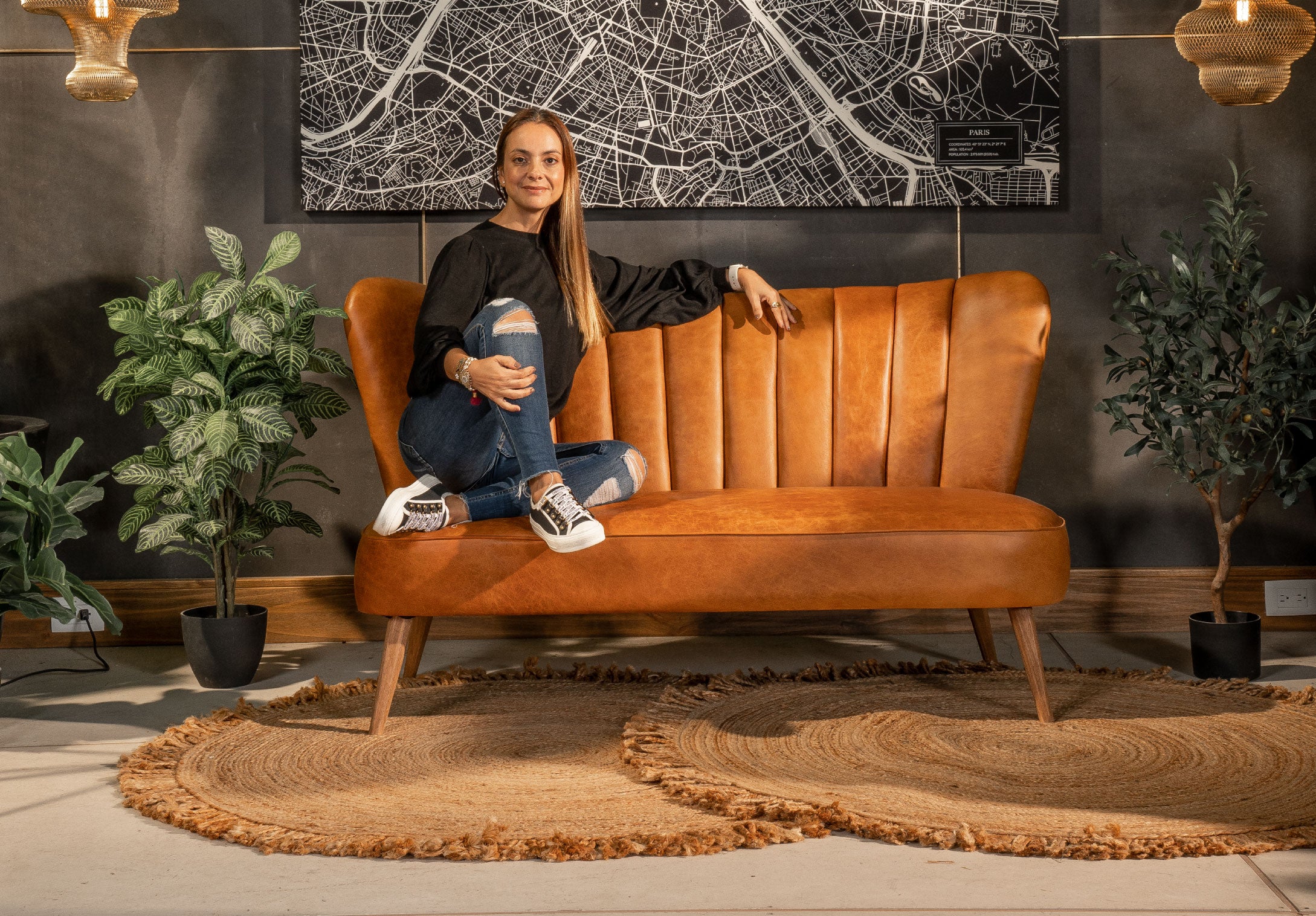 Sofá Madonna Shell Cuero