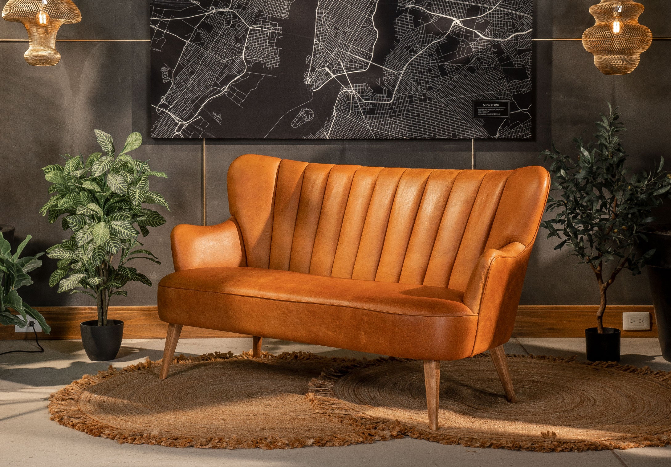 Sofá Madonna Shell Cuero