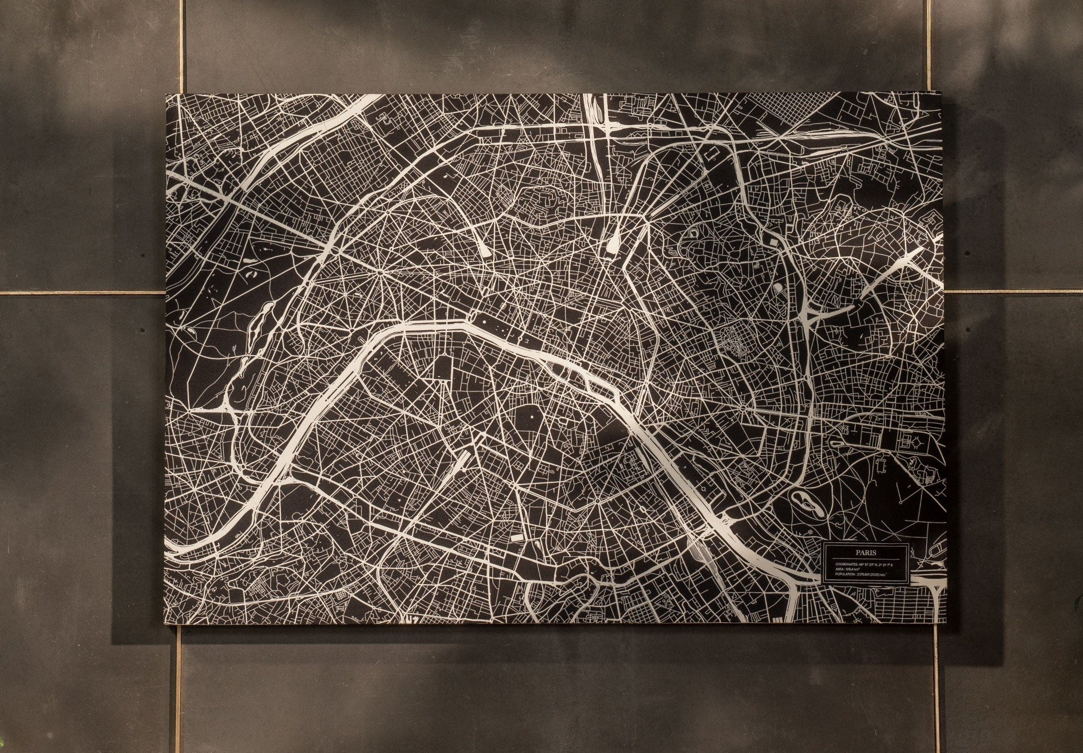 Arte Decorativo Serie Planos Urbanos París