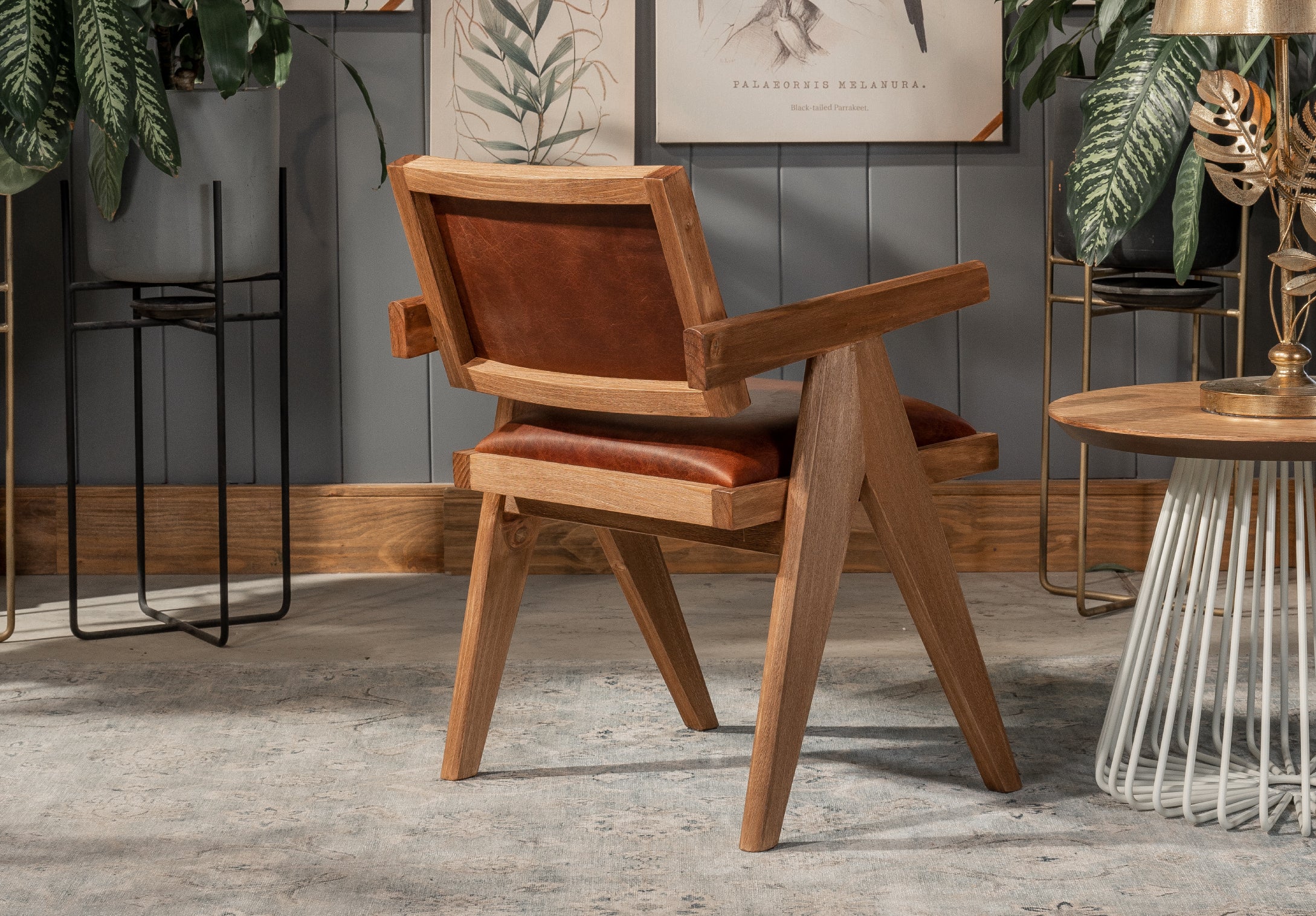 Silla Lyon Cuero