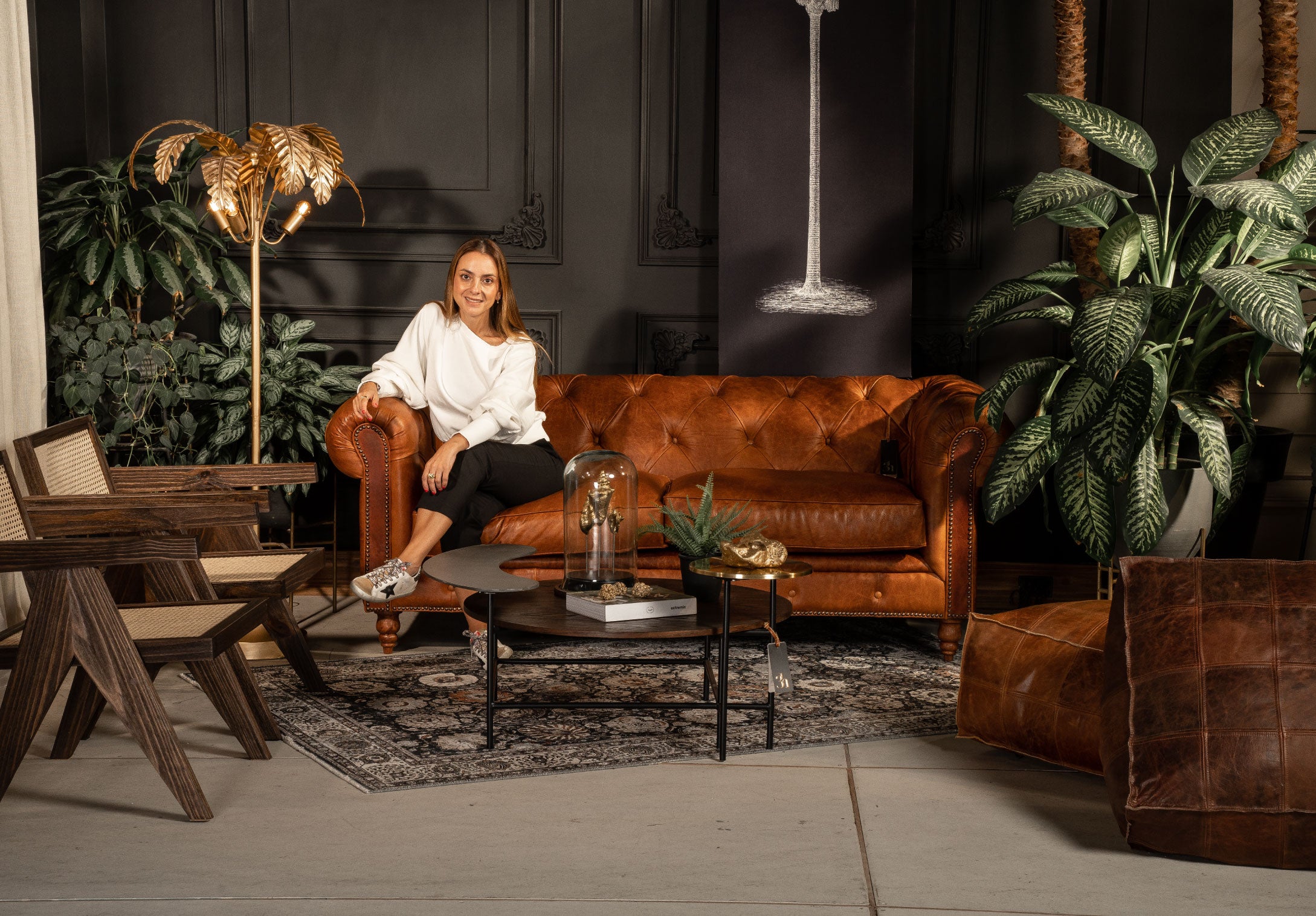 Sofá Capitello Cuero