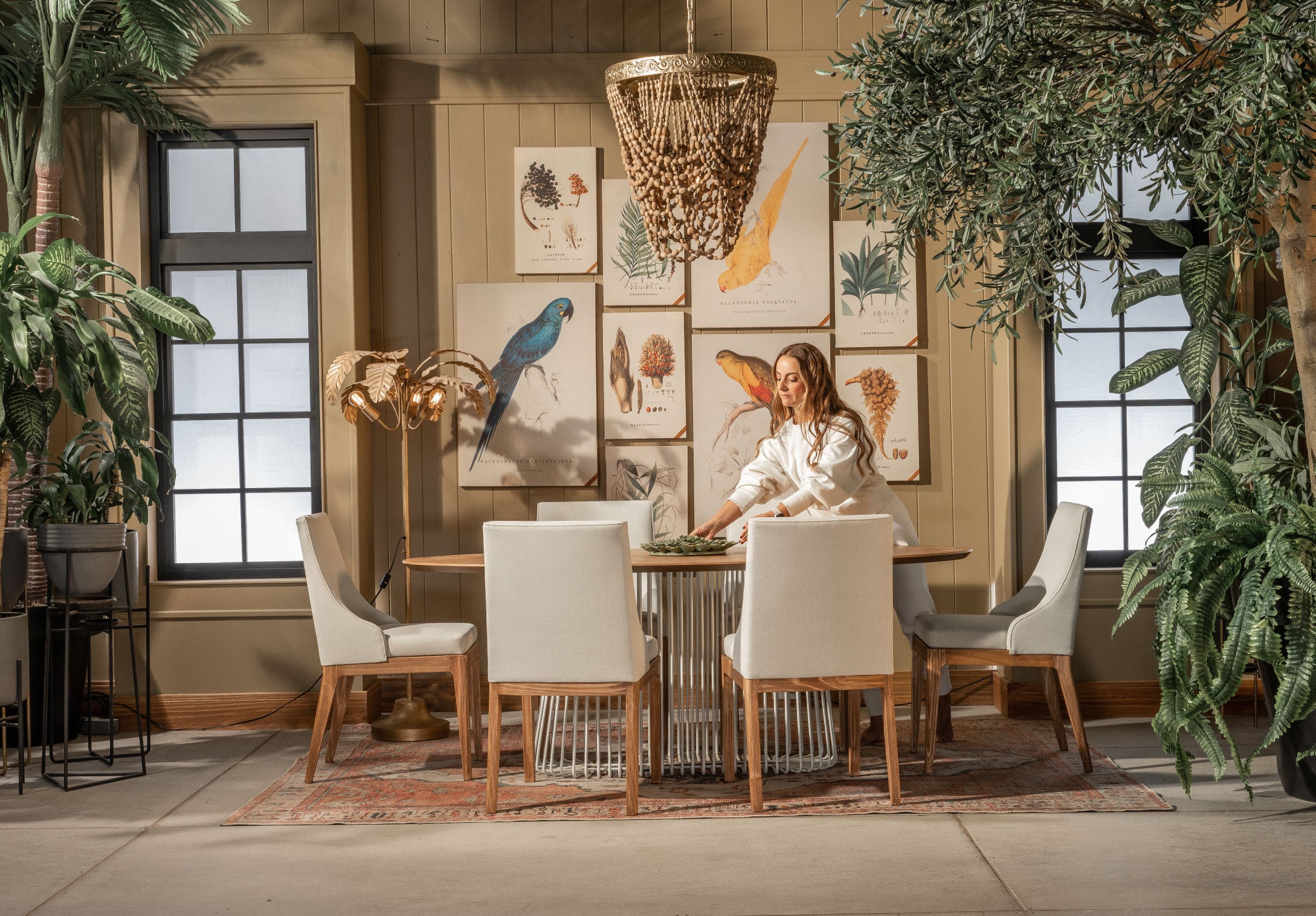 Mesa de Comedor Latina Ovalada