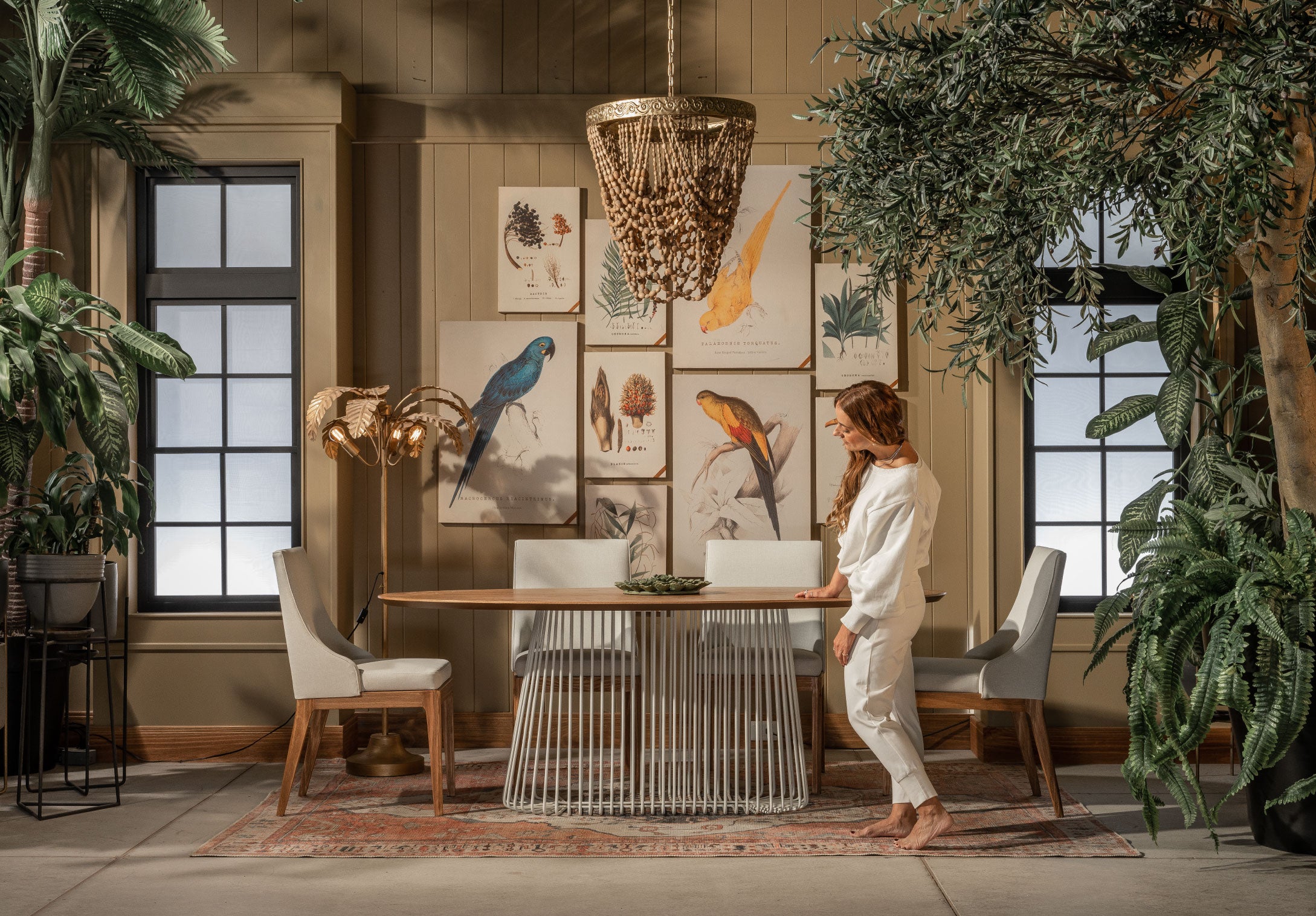 Mesa de Comedor Latina Ovalada