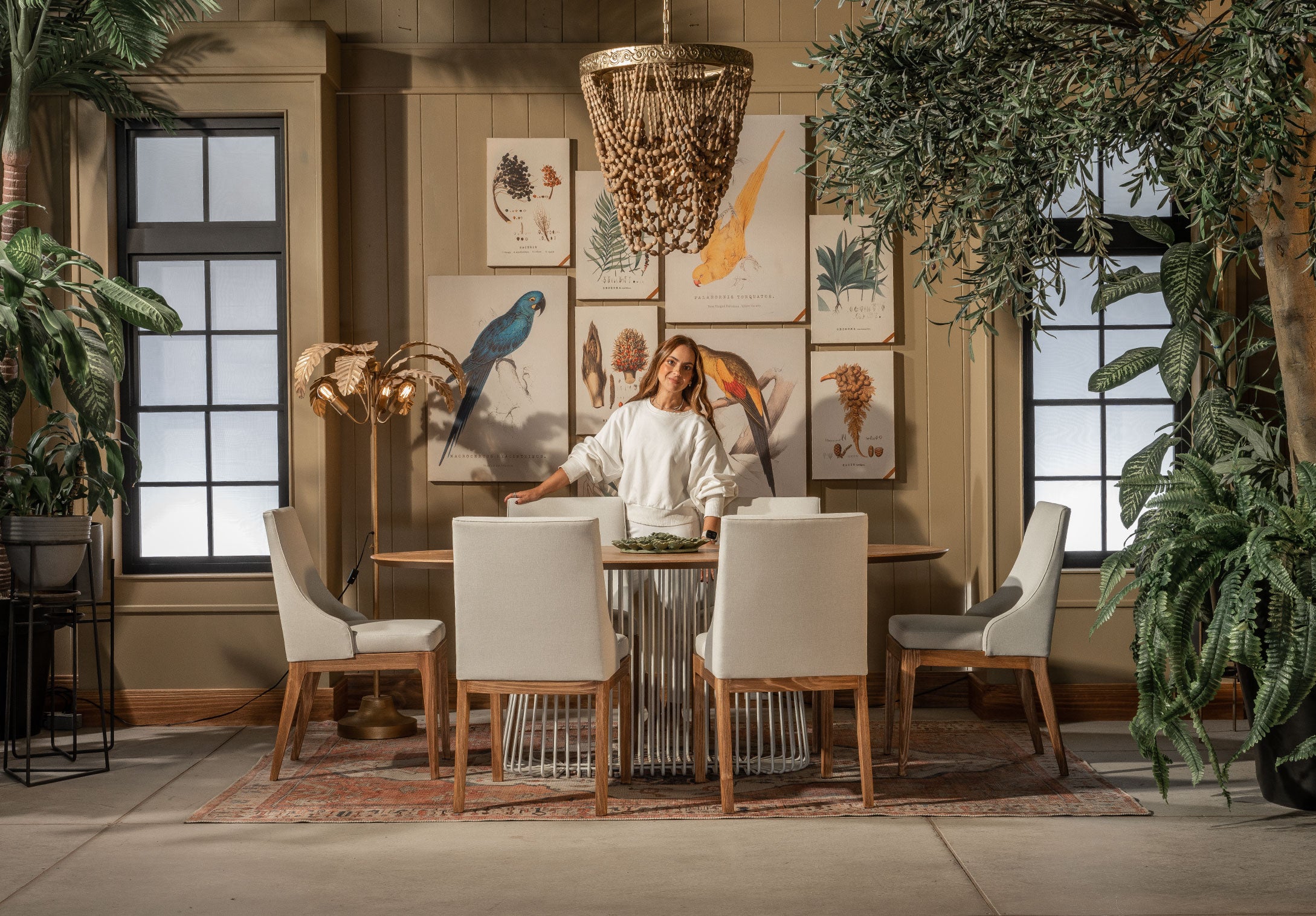 Mesa de Comedor Latina Ovalada