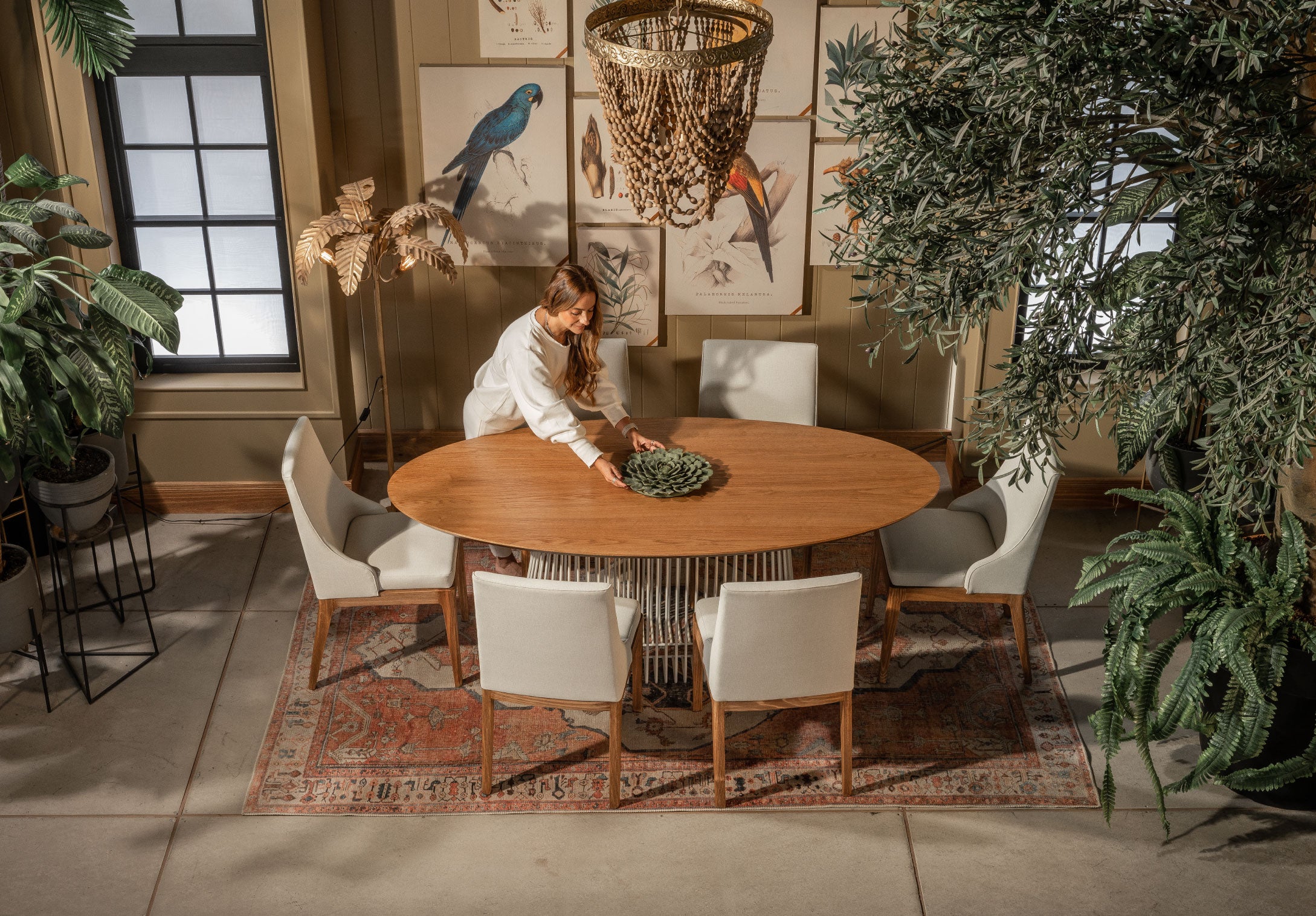 Mesa de Comedor Latina Ovalada