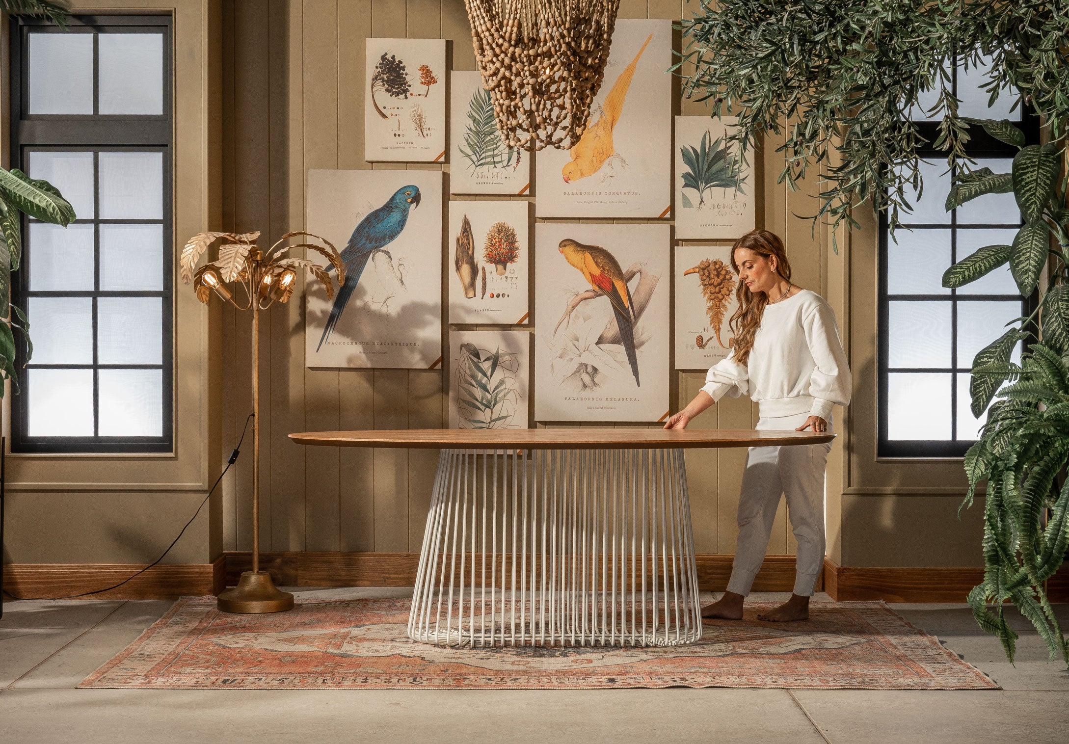 Mesa de Comedor Latina Ovalada