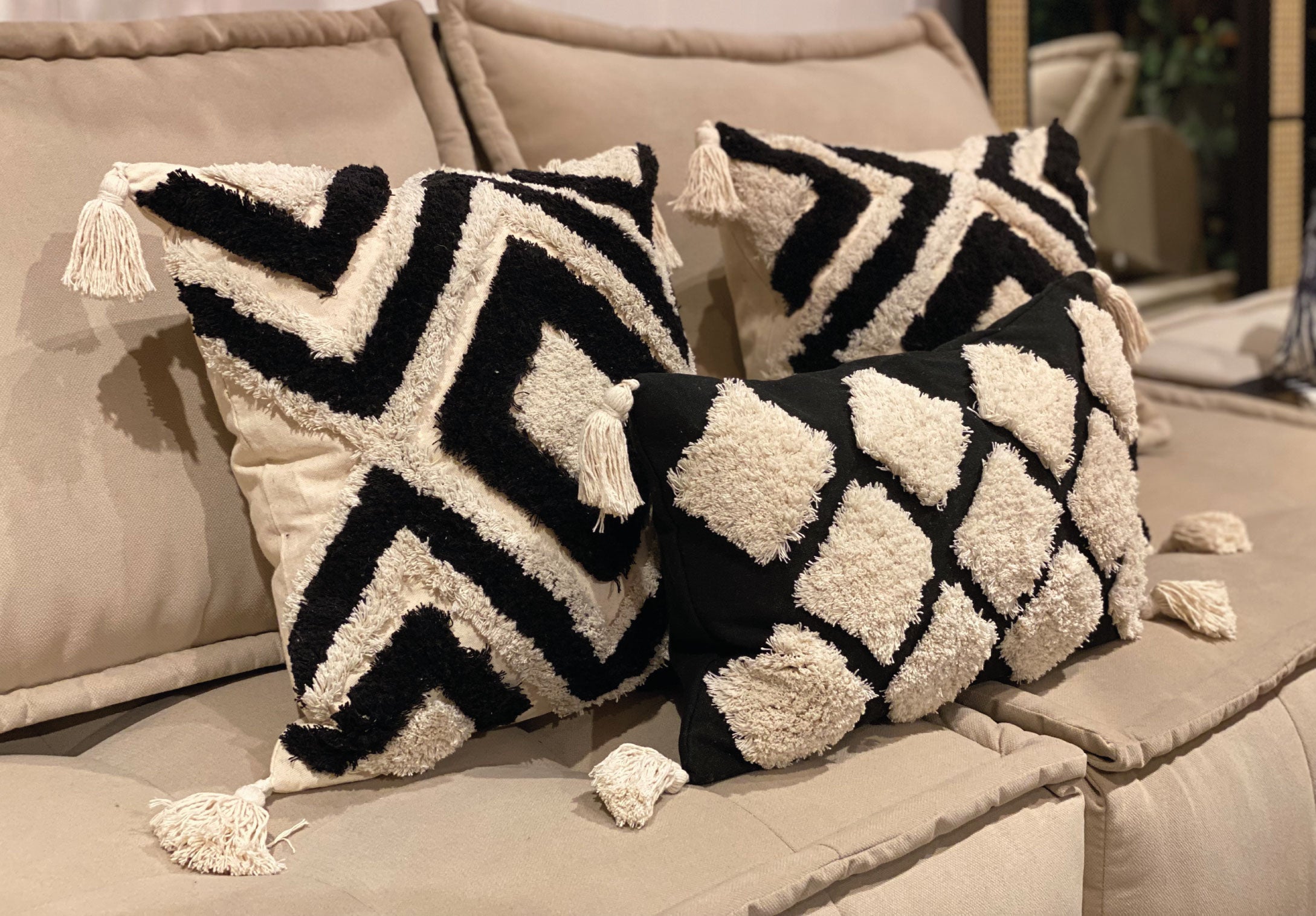 Cojines Tánger Tufted