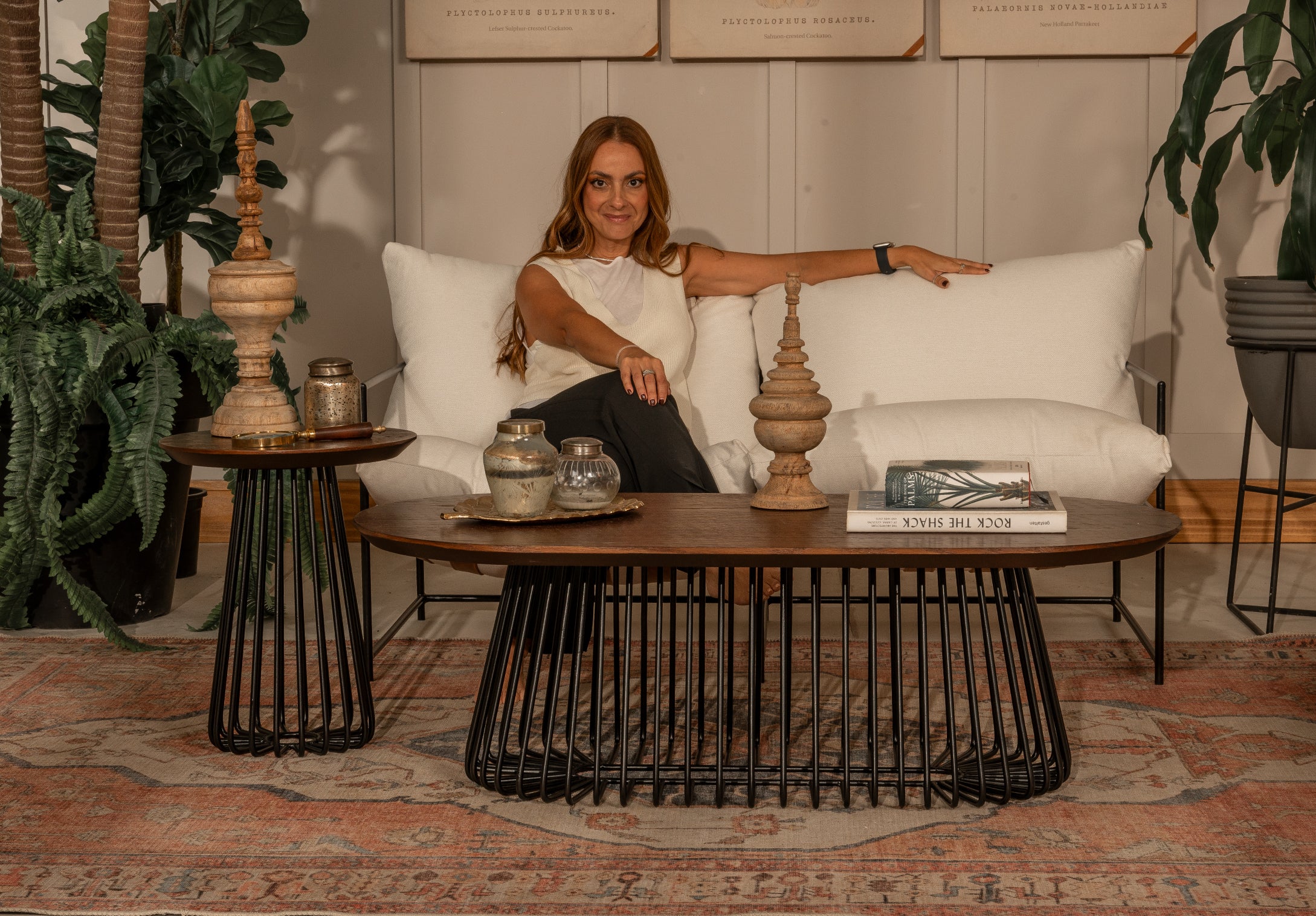 Mesa de Centro Latina Ovalada