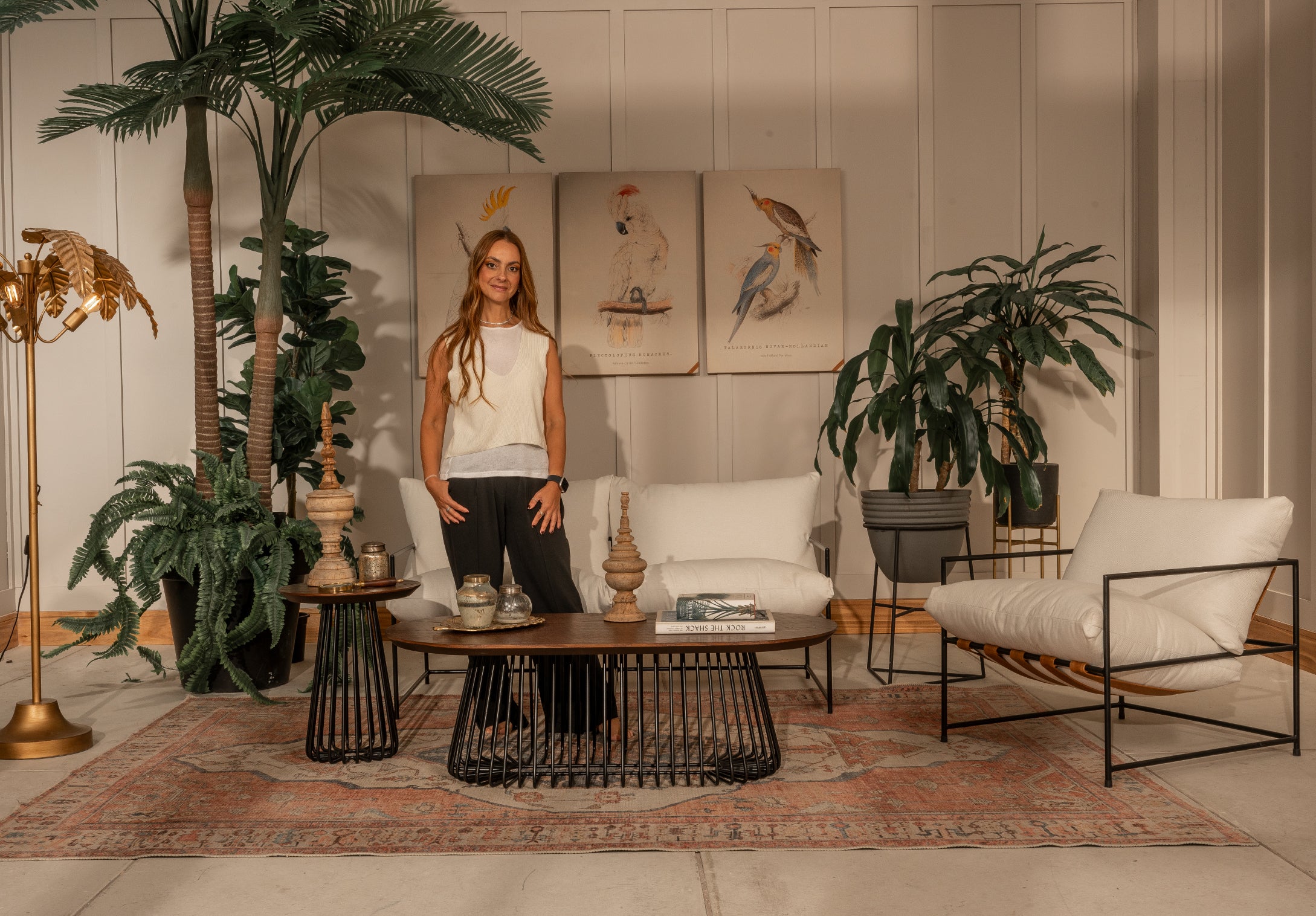 Mesa de Centro Latina Ovalada