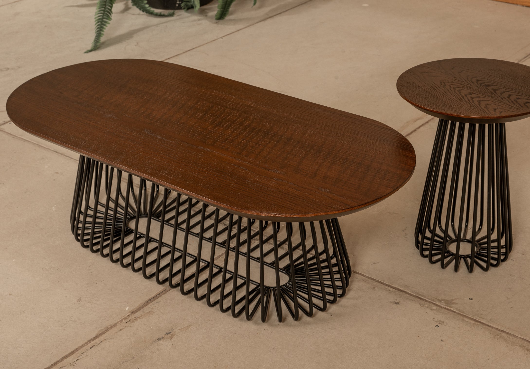 Mesa de Centro Latina Ovalada