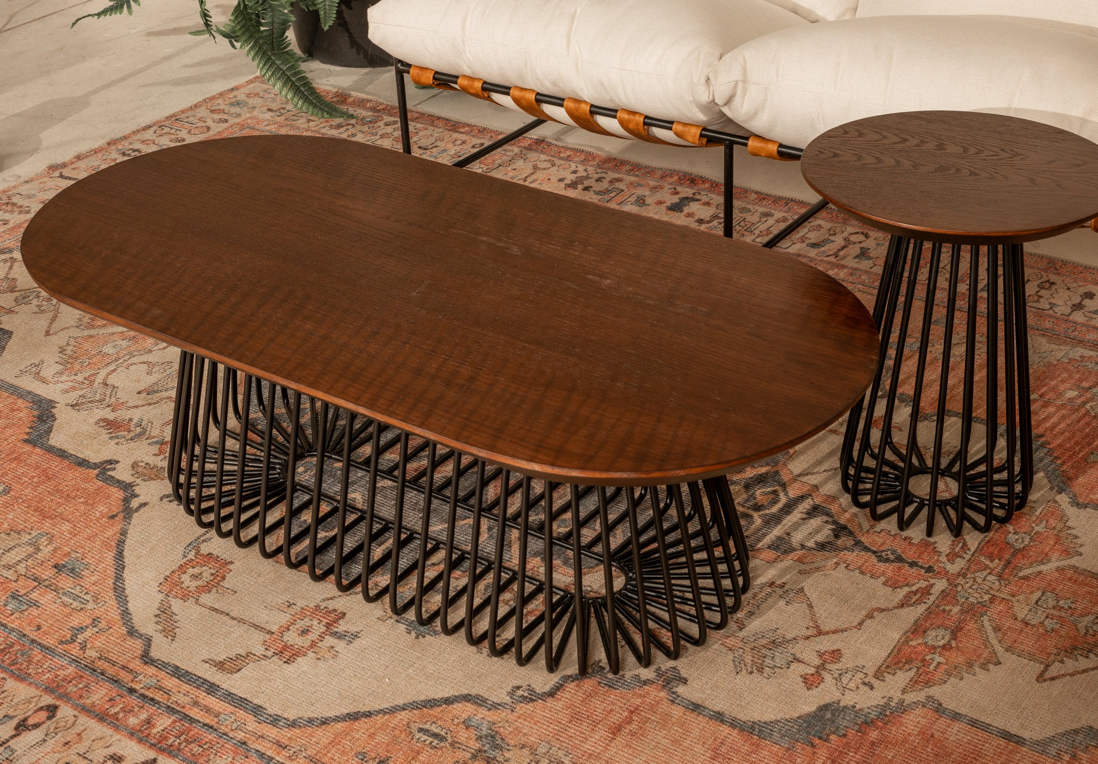 Mesa de Centro Latina Ovalada