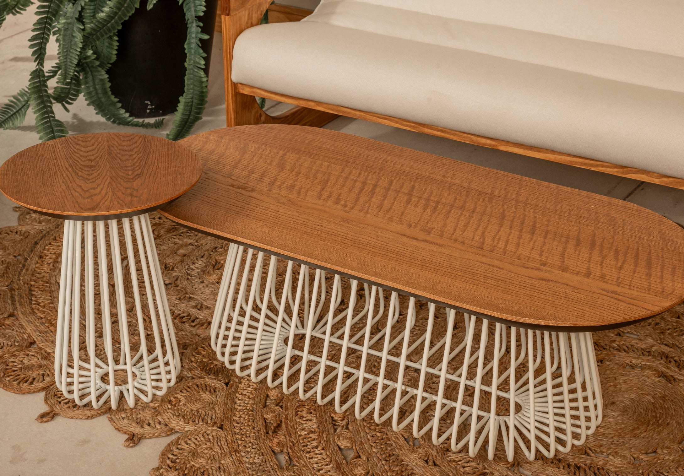 Mesa de Centro Latina Ovalada