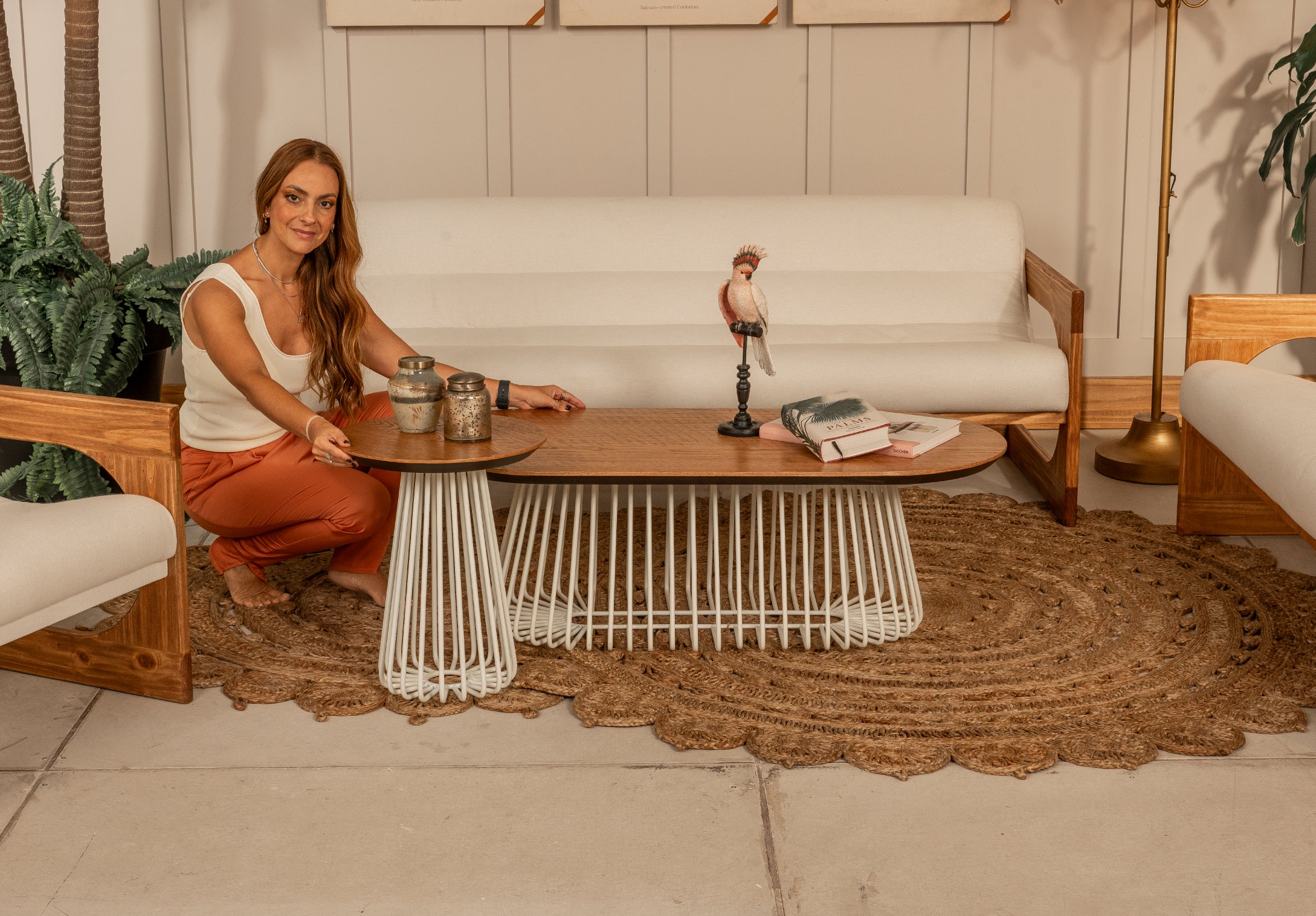 Mesa de Centro Latina Ovalada