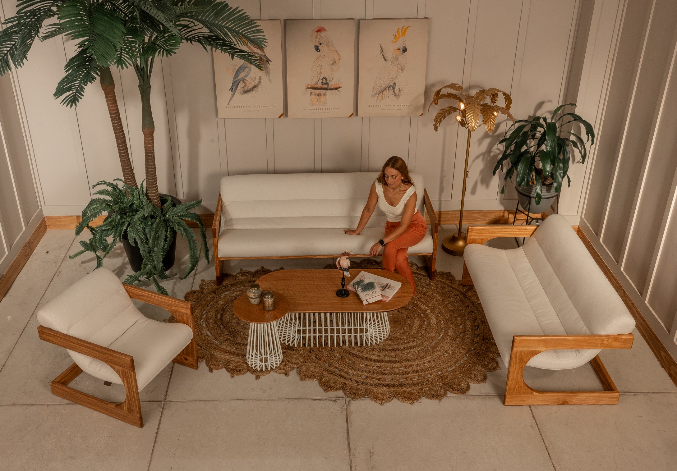 Mesa de Centro Latina Ovalada