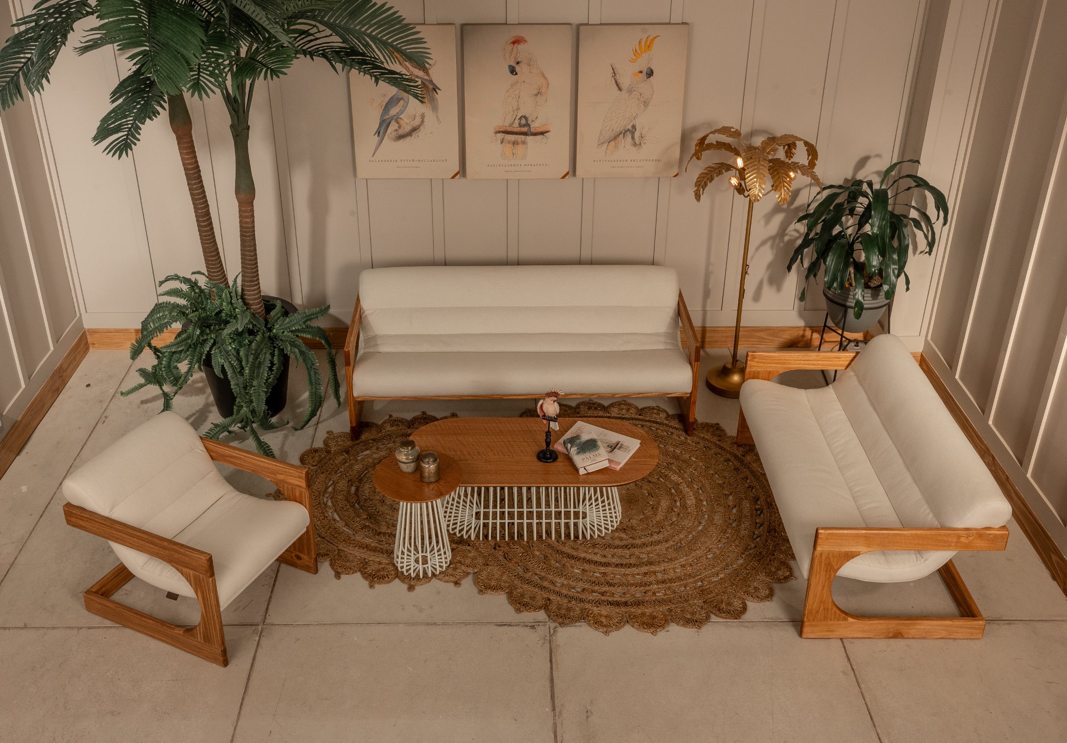 Mesa de Centro Latina Ovalada