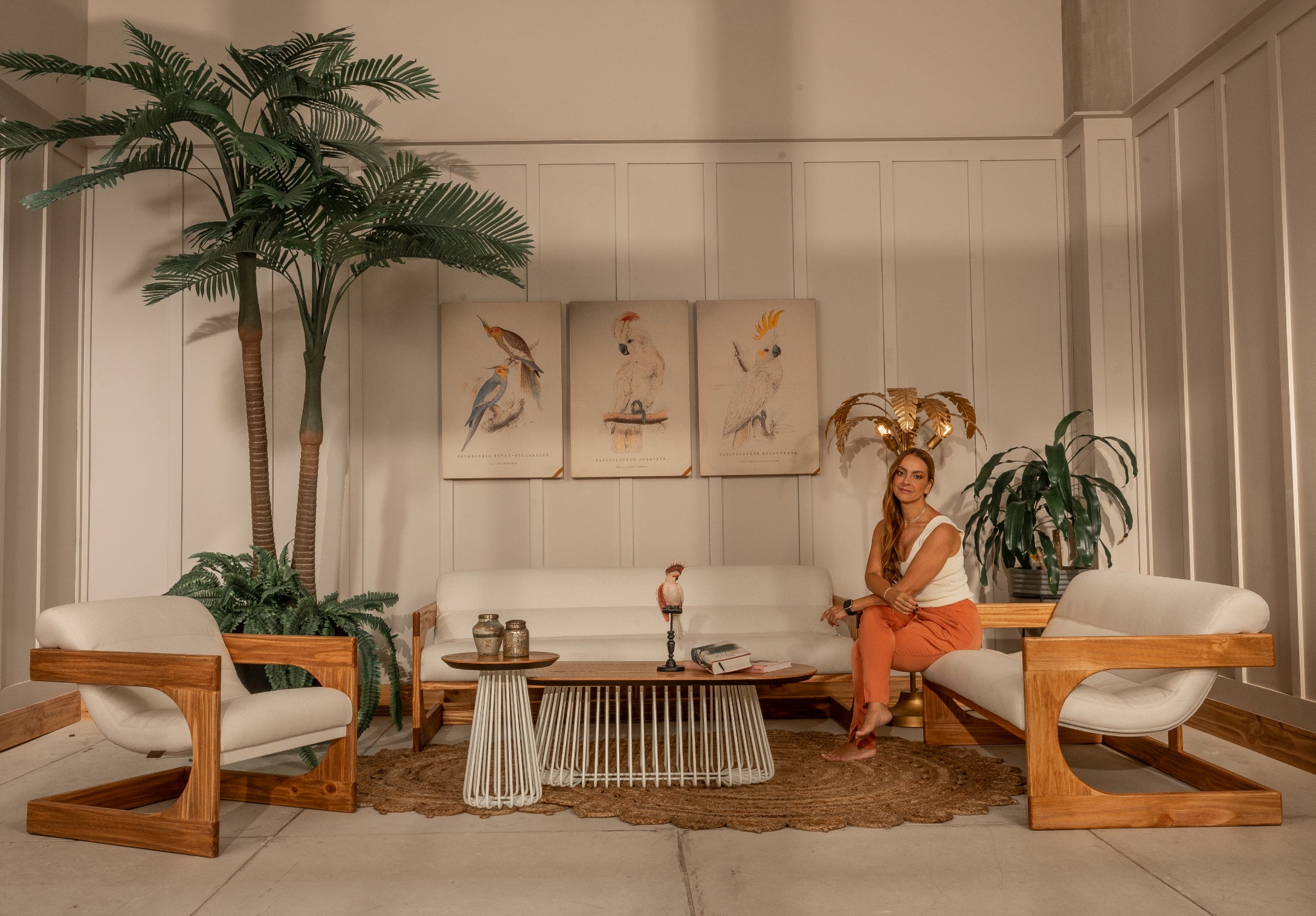 Mesa de Centro Latina Ovalada