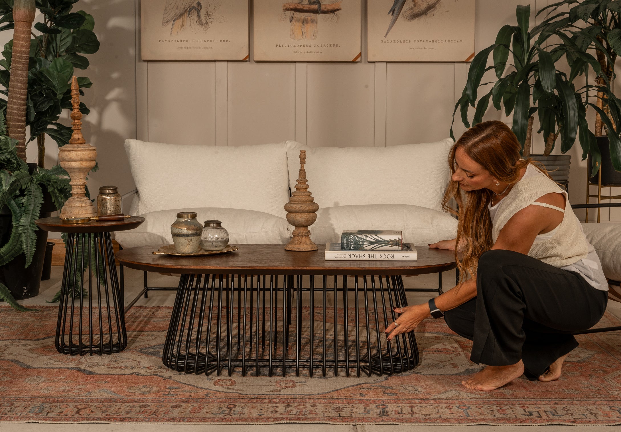 Mesa de Centro Latina Ovalada