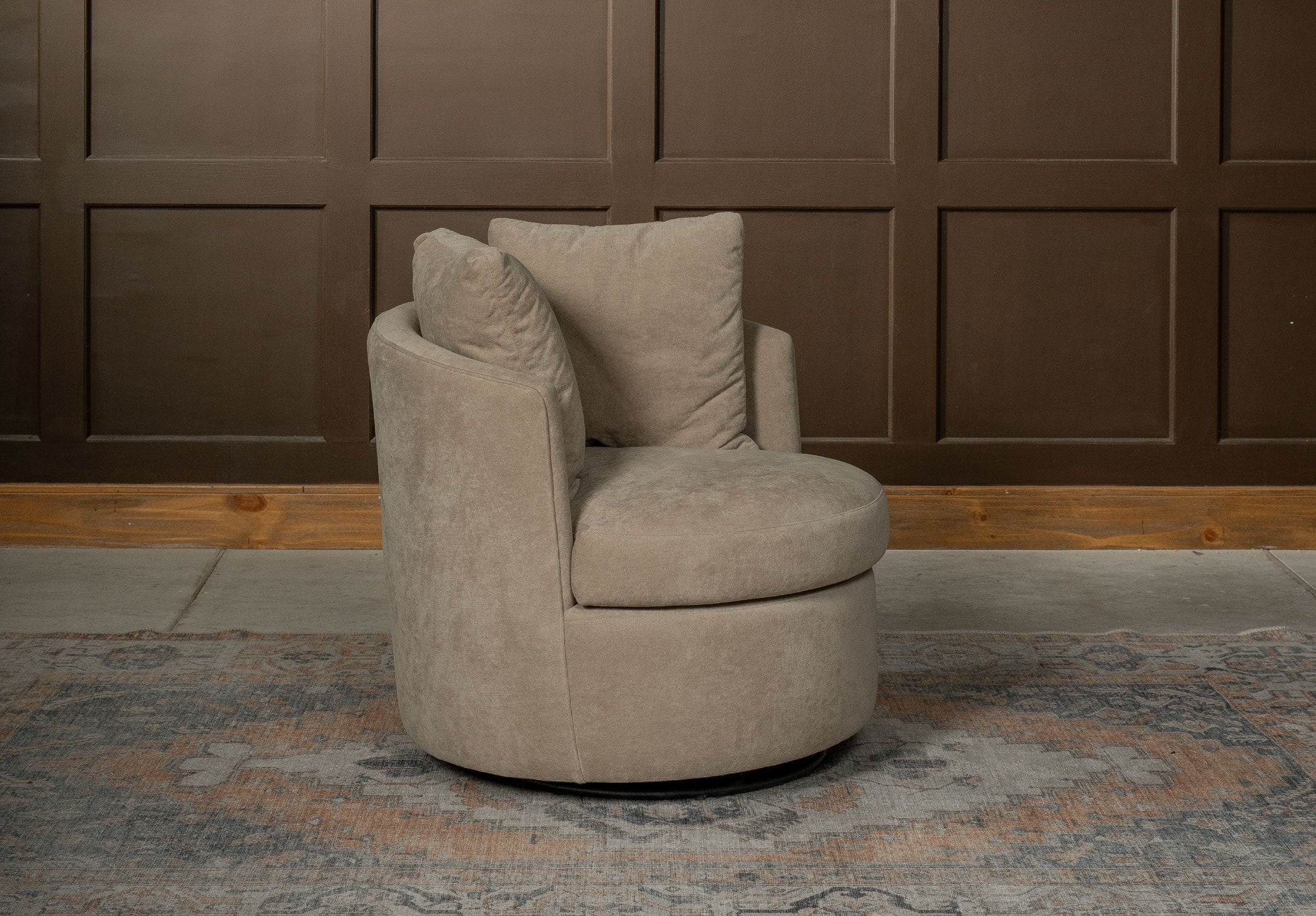 Poltrona Giratoria Pisa Tela