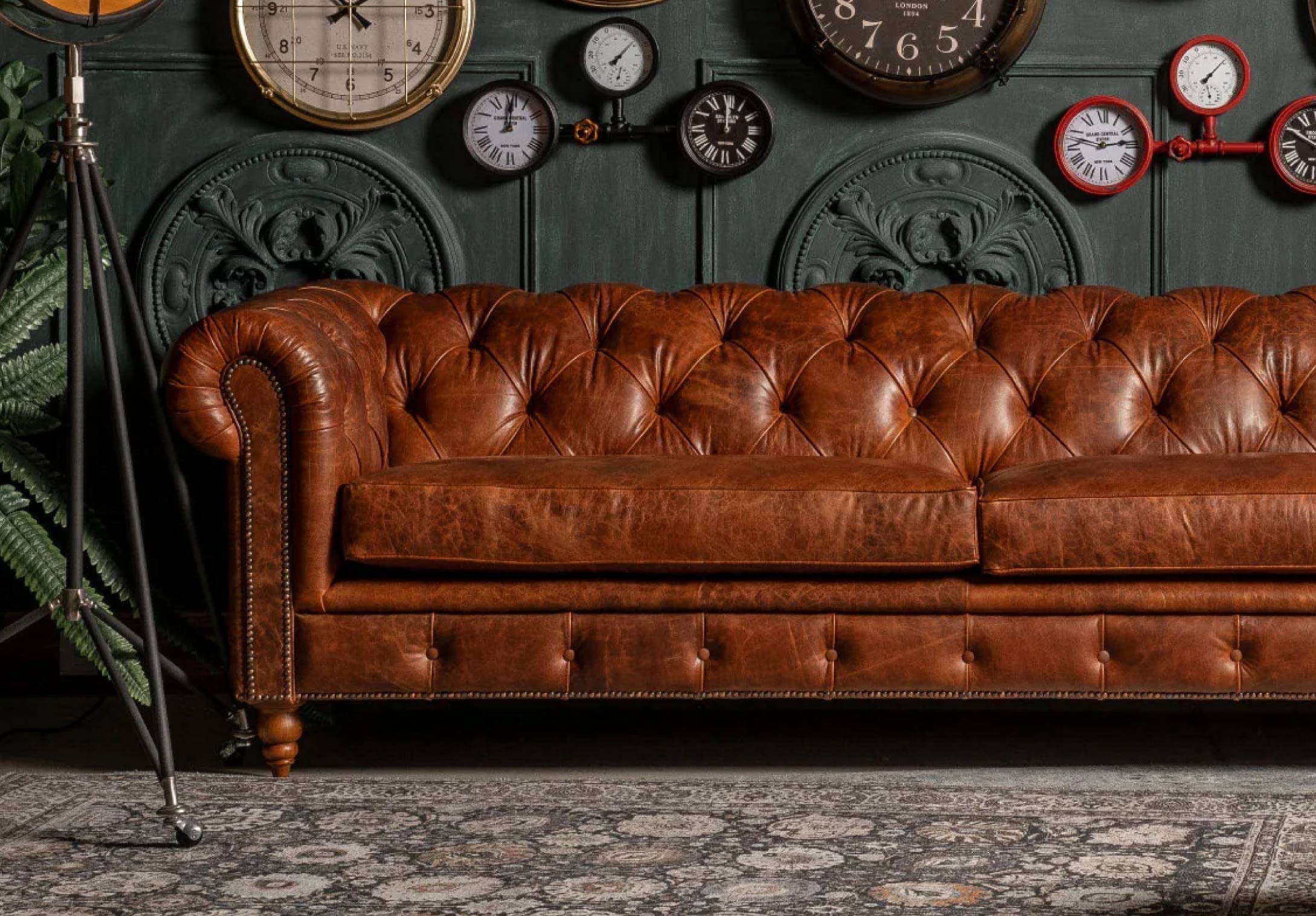 Sofá Capitello en Cuero