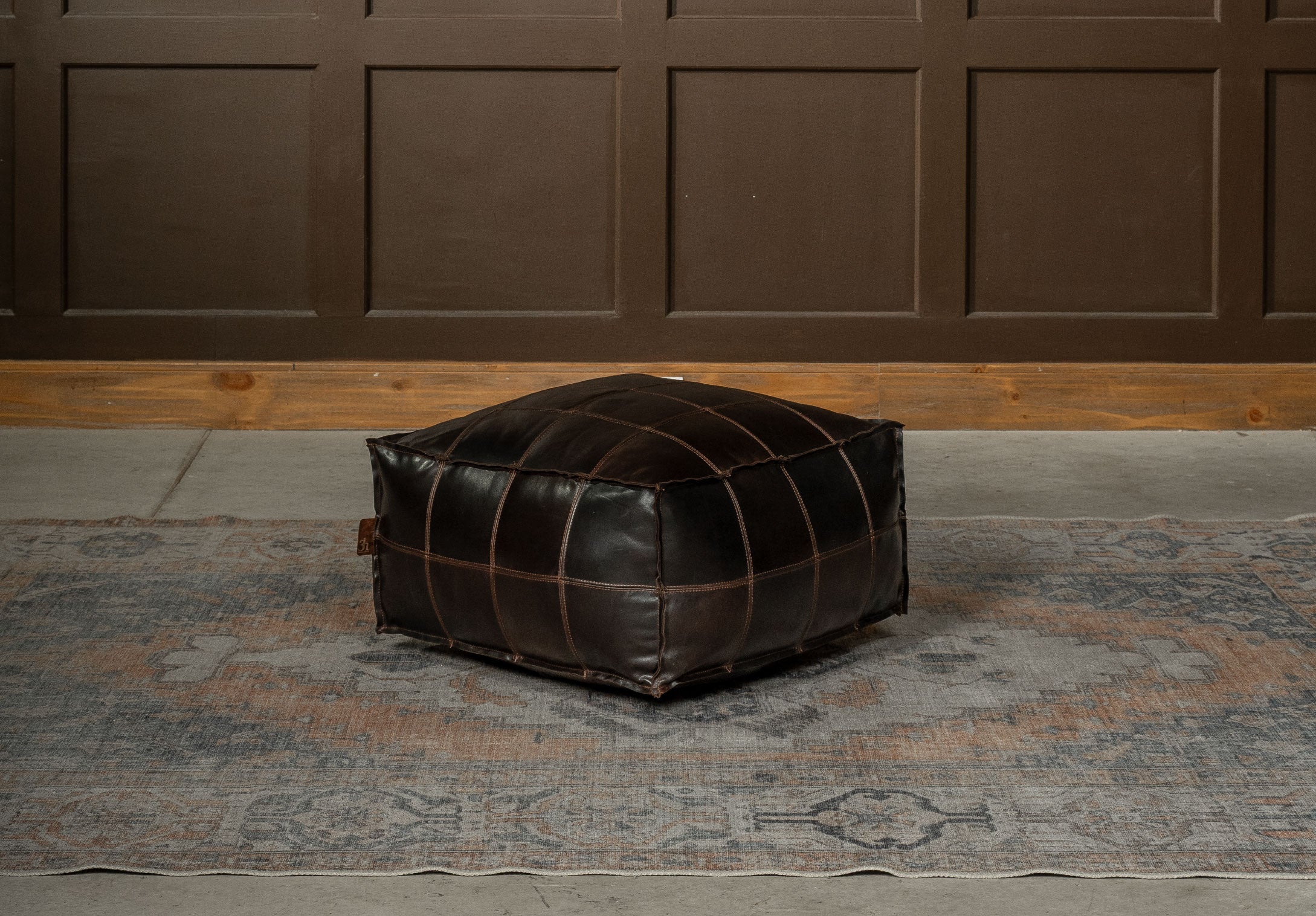 Puff Volta Cuadrado Trufa