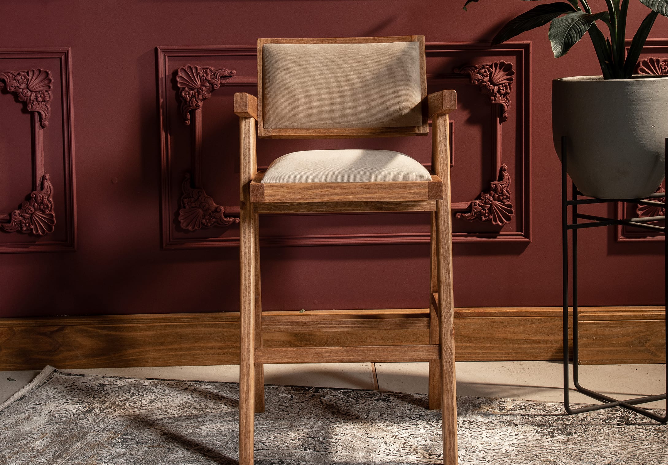 Silla de Barra Lyon Tela