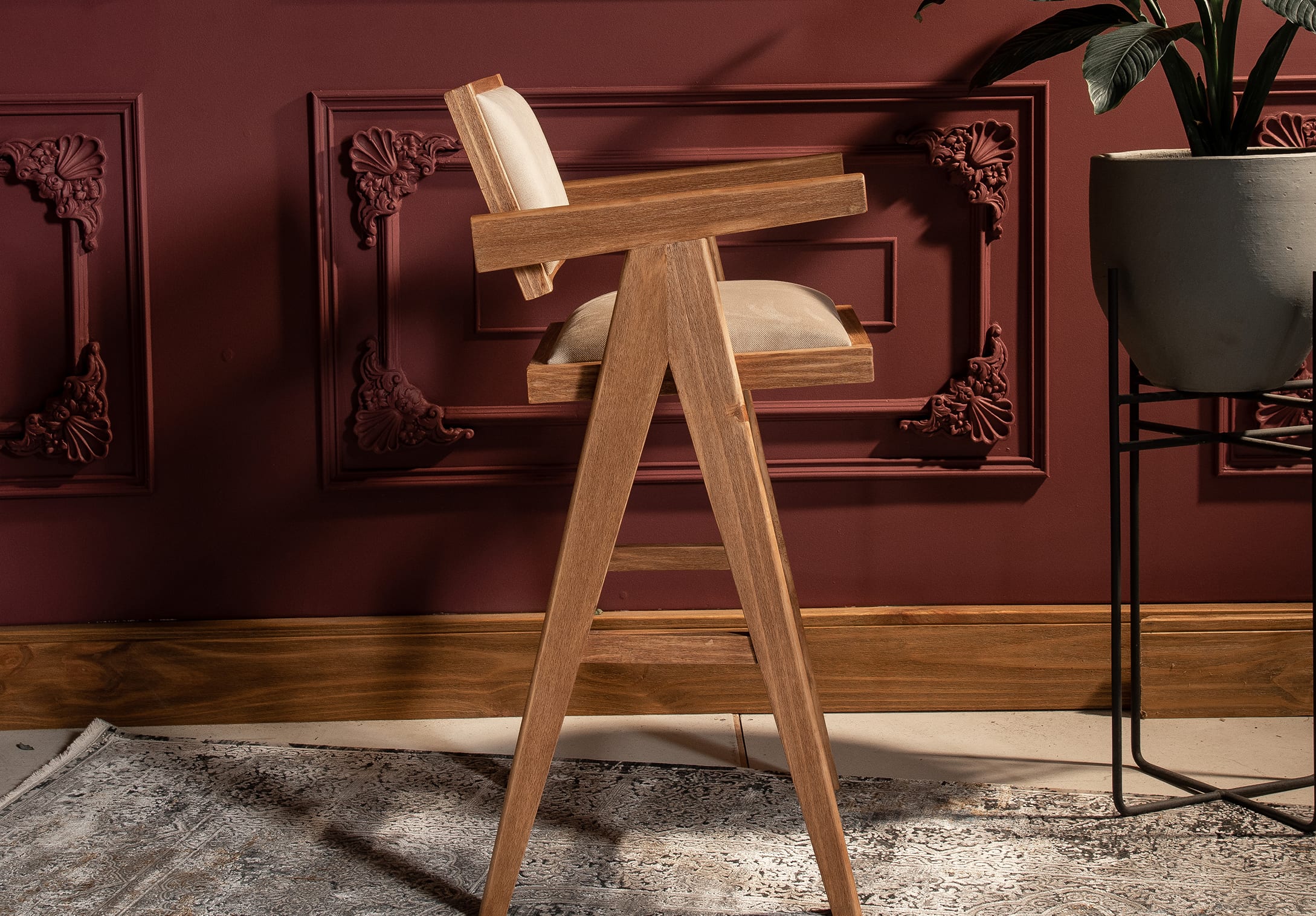 Silla de Barra Lyon Tela