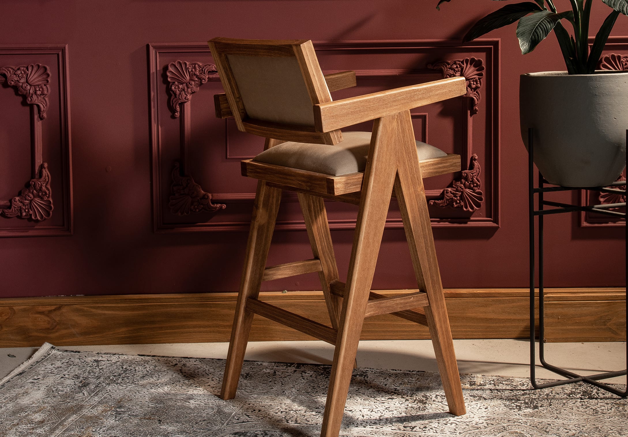 Silla de Barra Lyon Tela