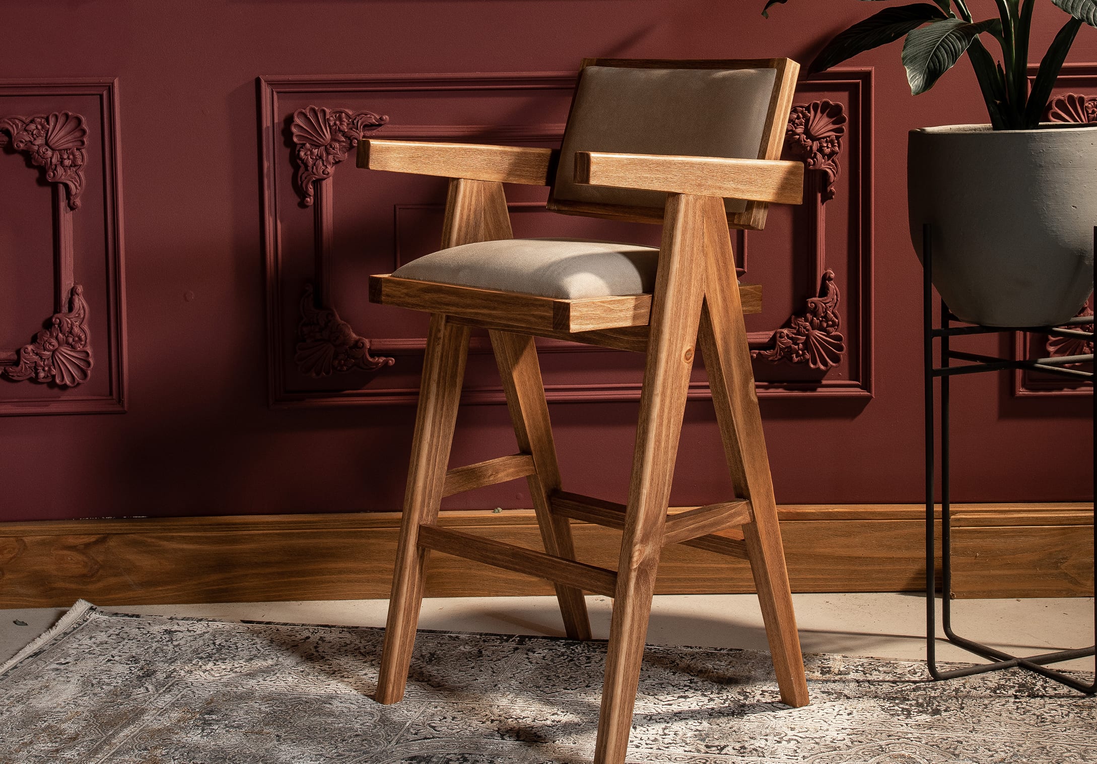 Silla de Barra Lyon Tela