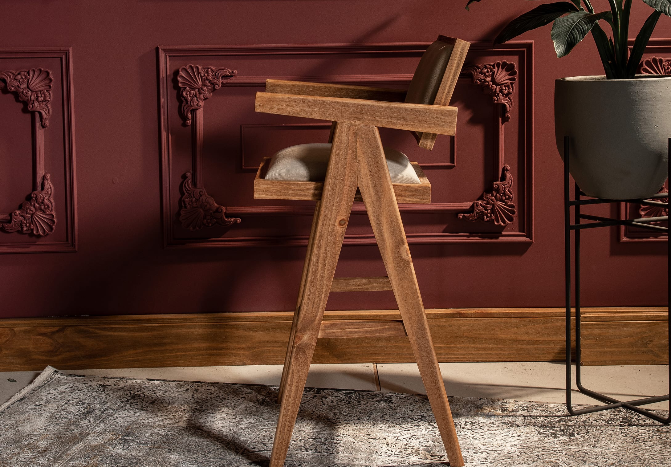 Silla de Barra Lyon Tela