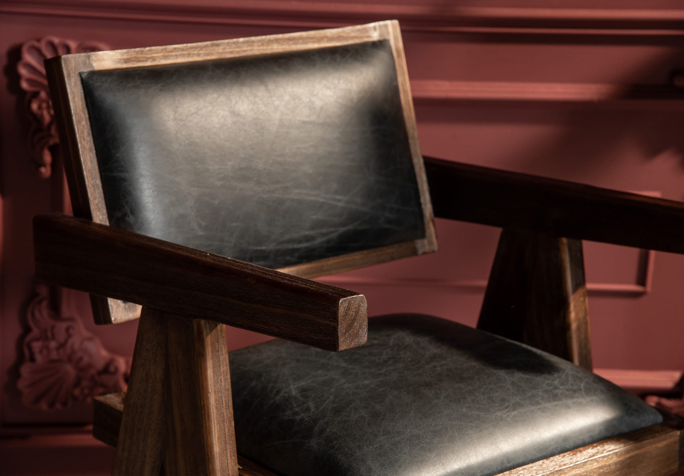 Silla de Barra Lyon Cuero