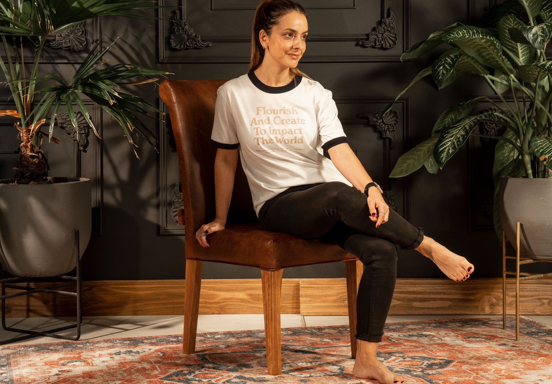 Silla Rávena Flat cuero