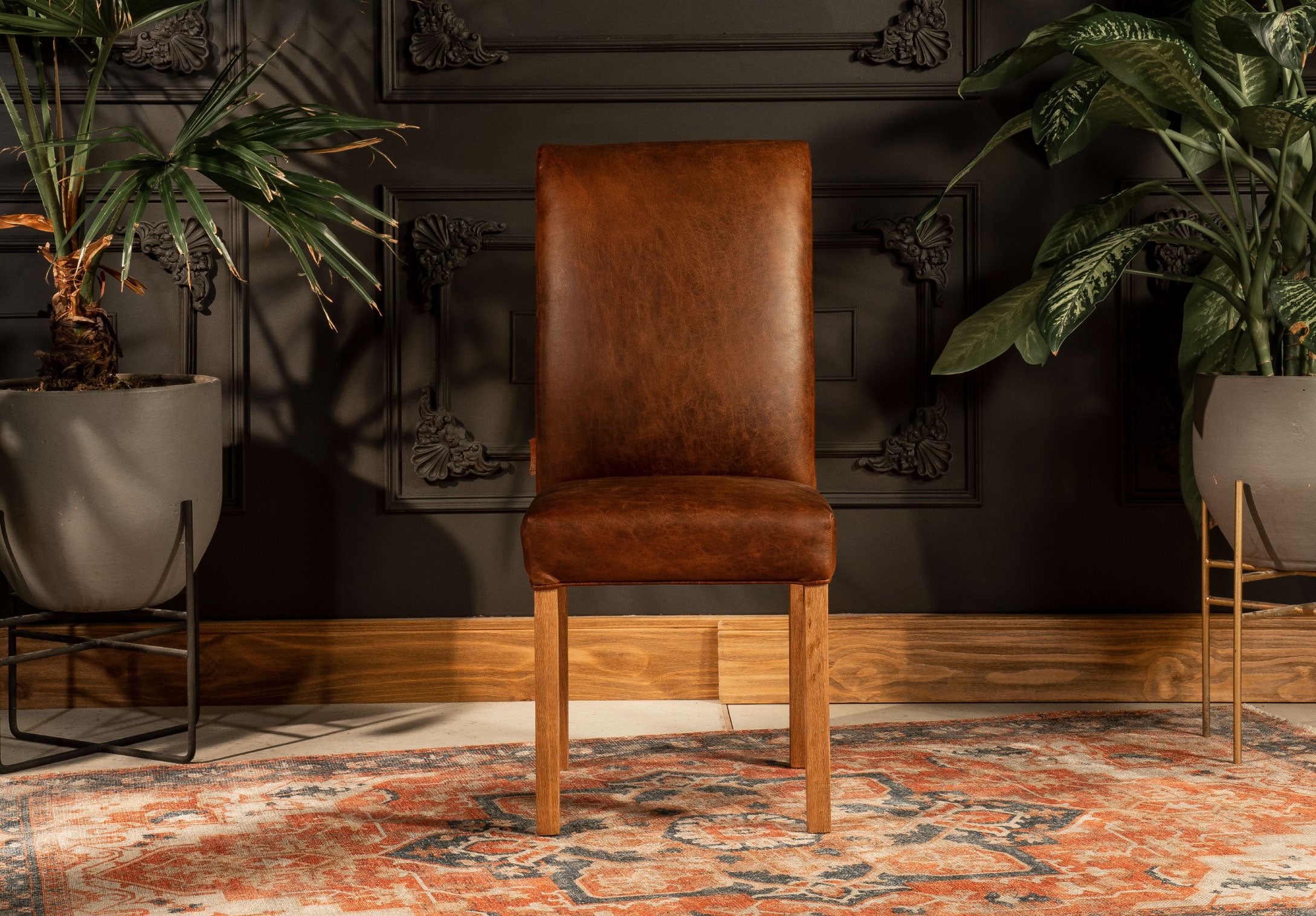 Silla Rávena Flat cuero