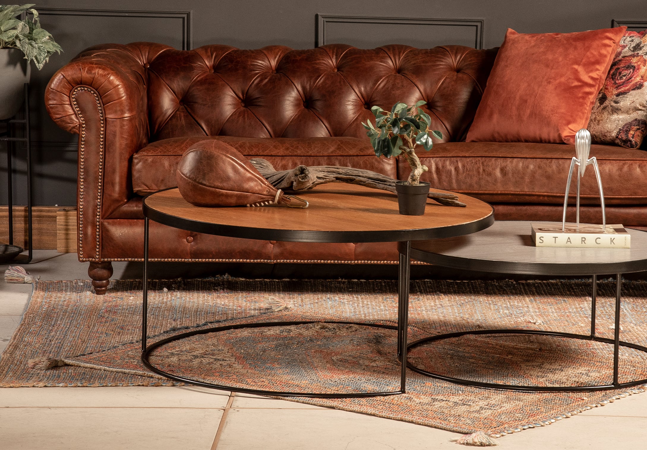 Producto para sala mesa de centro rotonda 3house