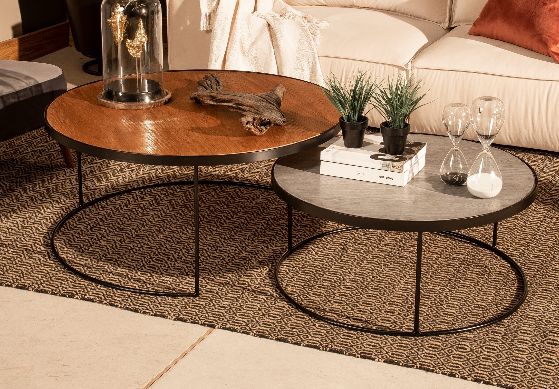 Producto para sala mesa de centro rotonda 3house