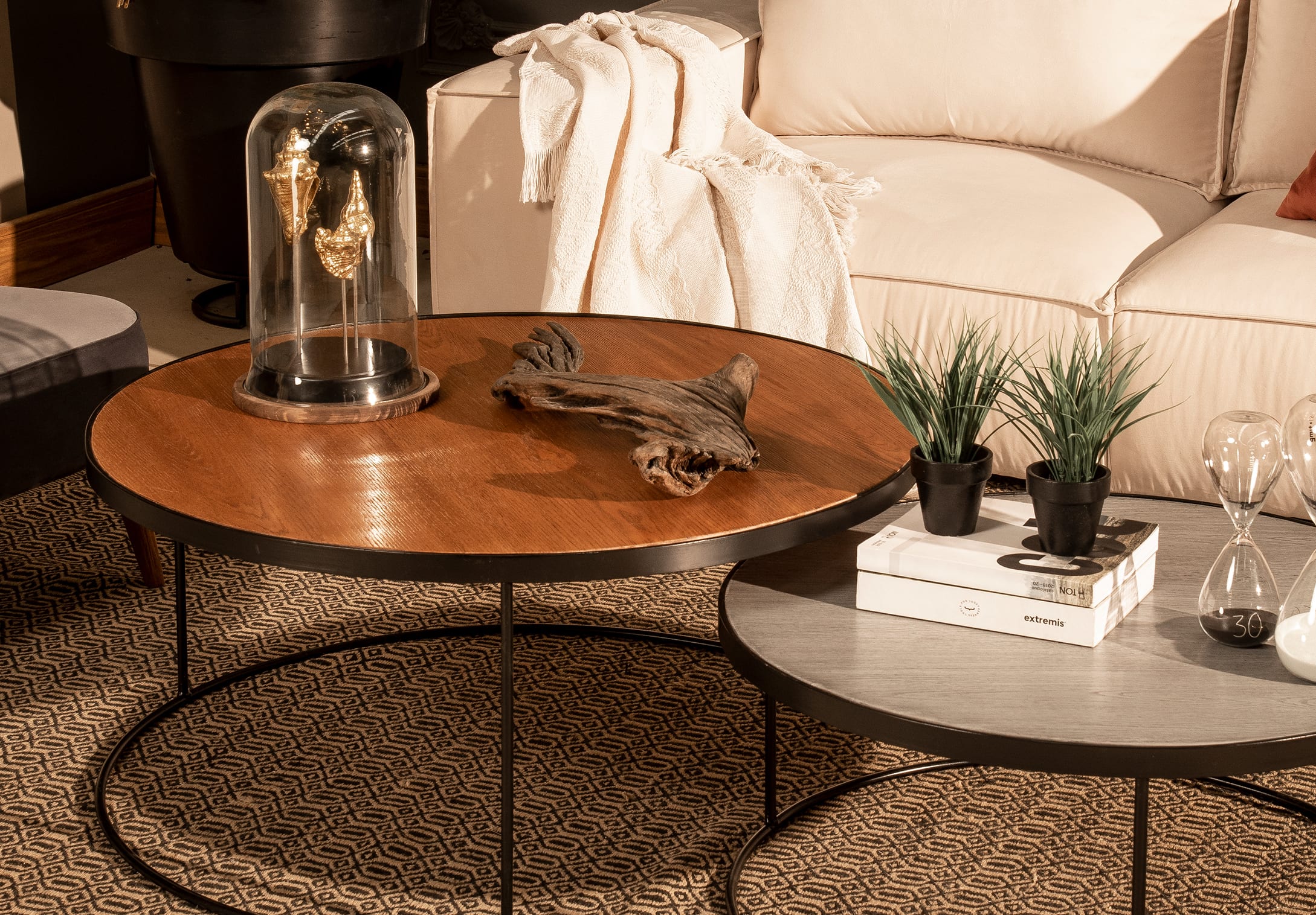 Producto para sala mesa de centro rotonda 3house