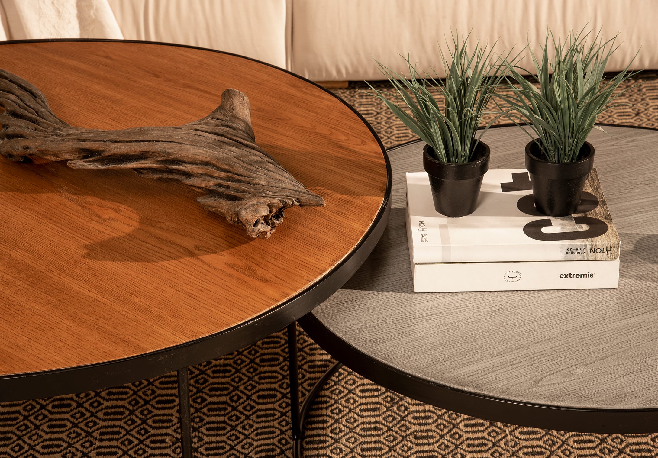 Producto para sala mesa de centro rotonda 3house