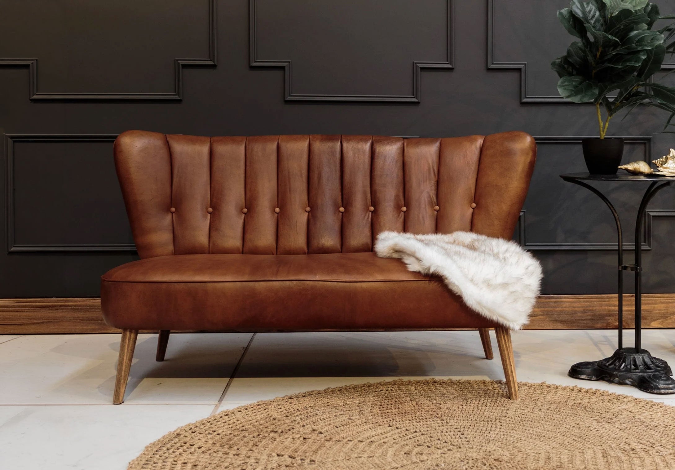 Sofá Madonna Classic Cuero y Tela